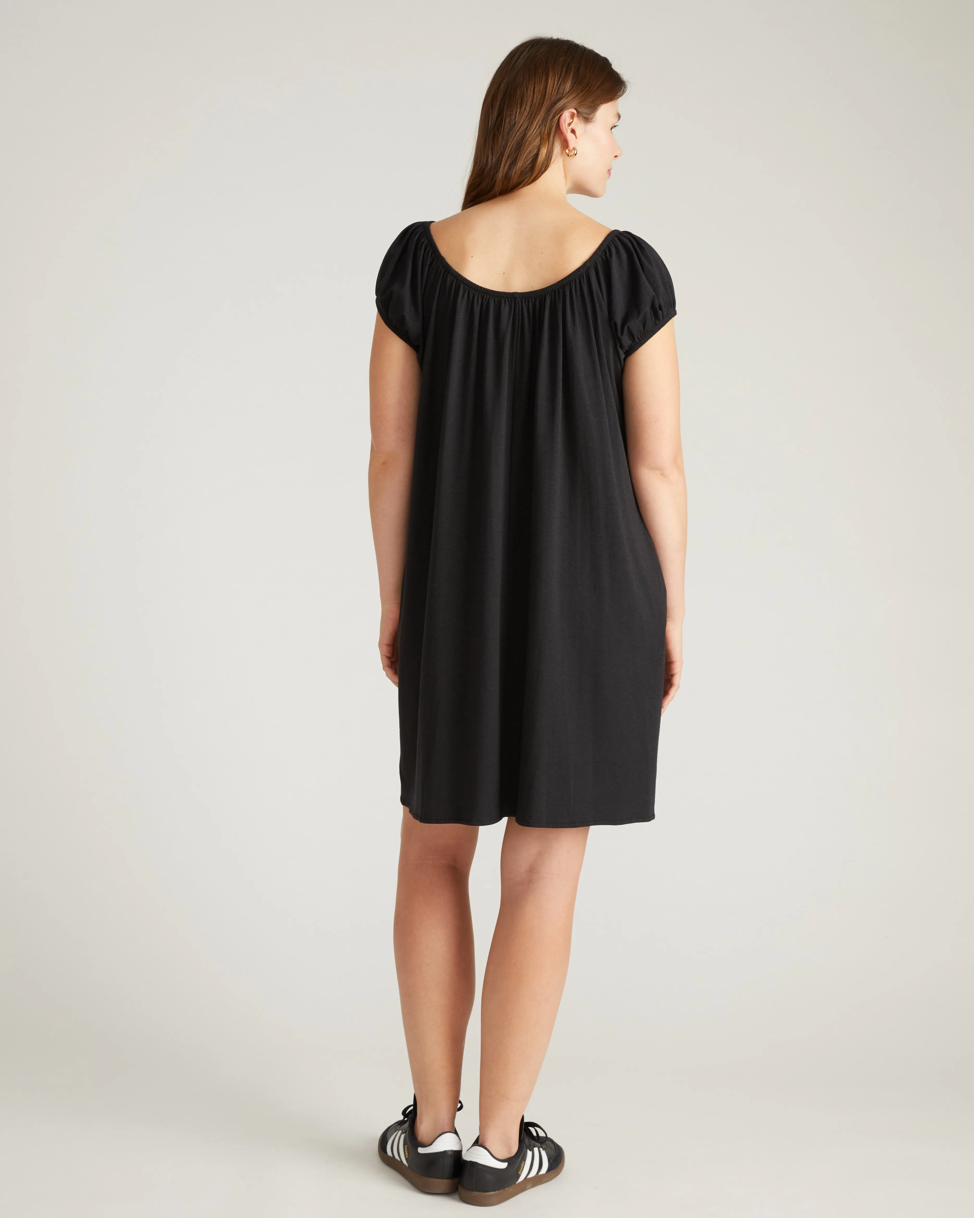 Lilian Short Sleep Dress - Black sold by Universal Standard product image thumbnail 3