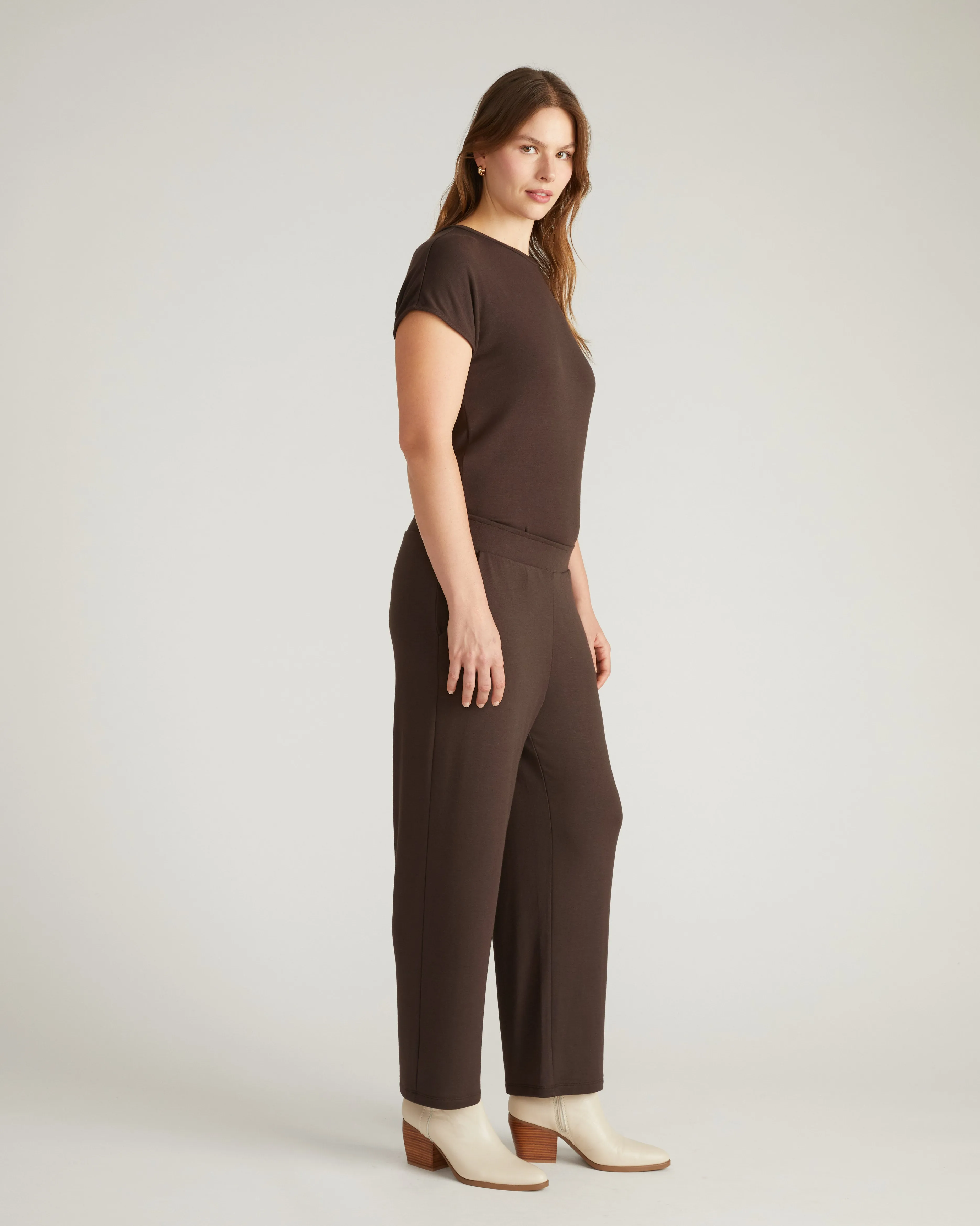 TravelKnit Relaxed Pants - Espresso sold by Universal Standard product image thumbnail 2