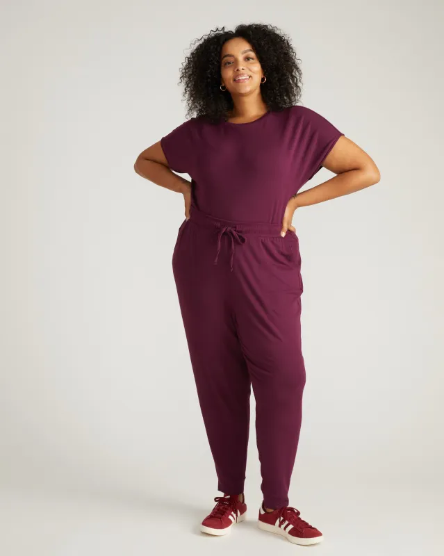 TravelKnit Signature Jogger Pants - Gamay sold by Universal Standard