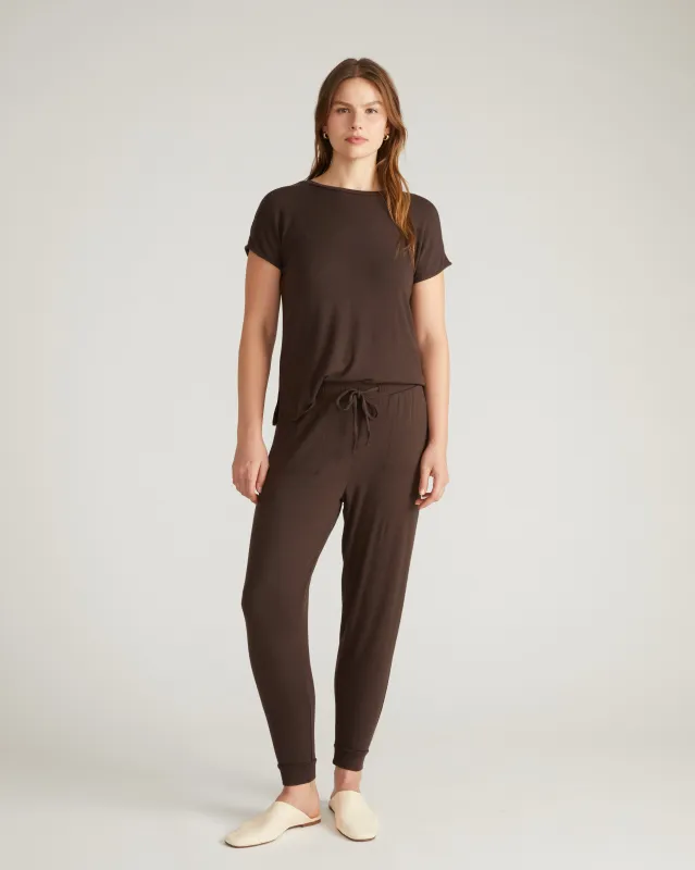 TravelKnit Signature Jogger Pants - Espresso sold by Universal Standard