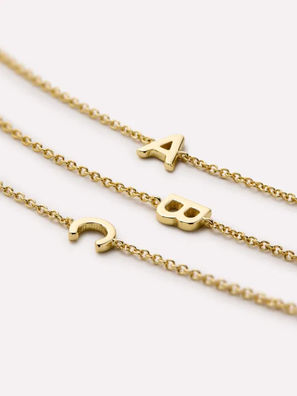 Ana Luisa Initial Bracelet - Letter Bracelet sold by Universal Standard