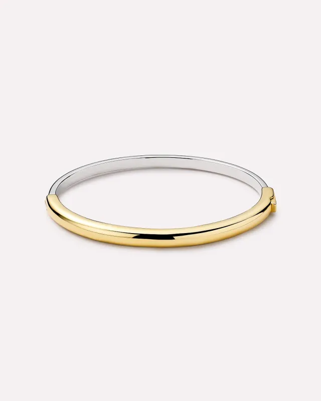 Ana Luisa Bangle Bracelet - Brynley Two Tone sold by Universal Standard