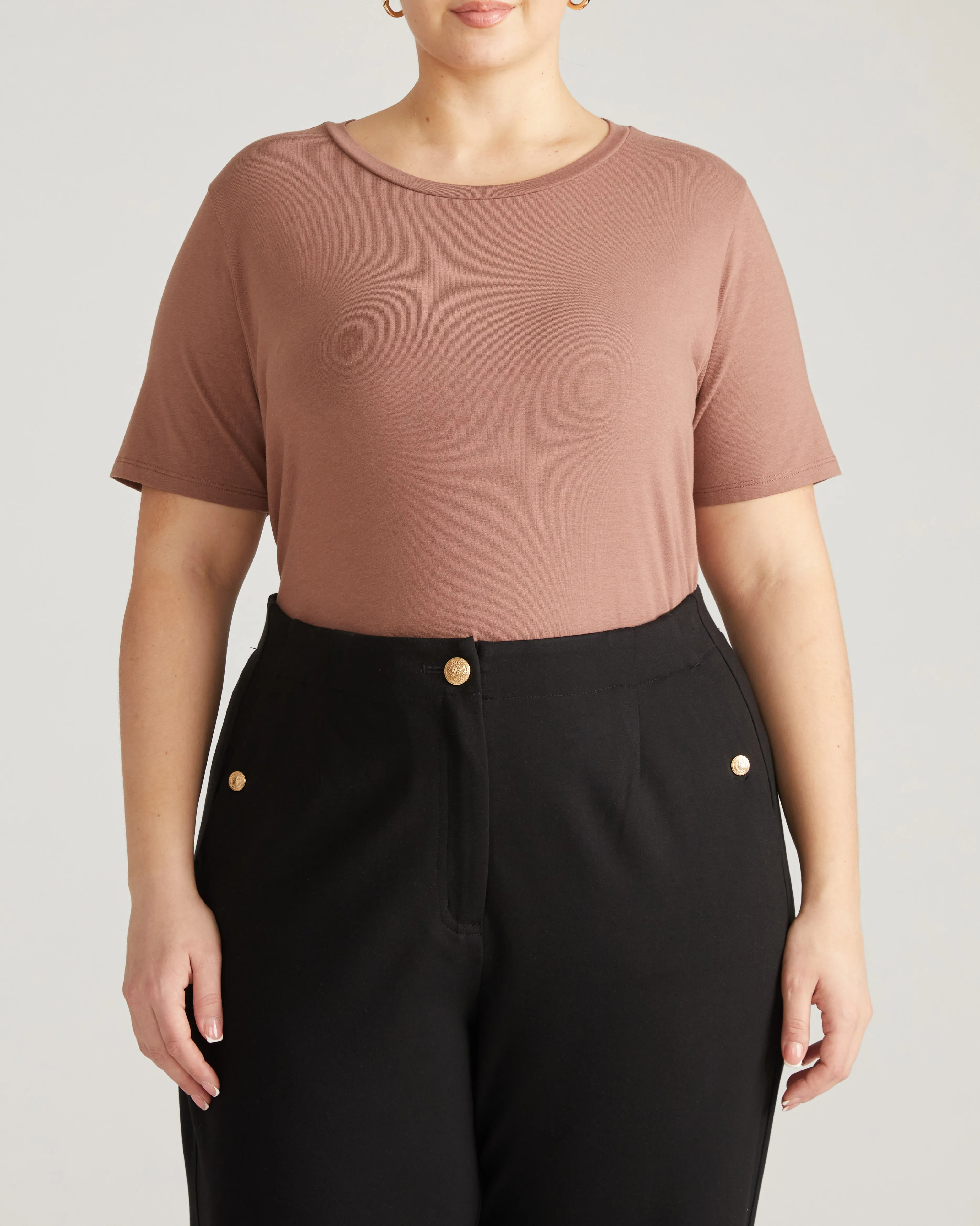 Signature Tee Rex - Allspice sold by Universal Standard product image thumbnail 2