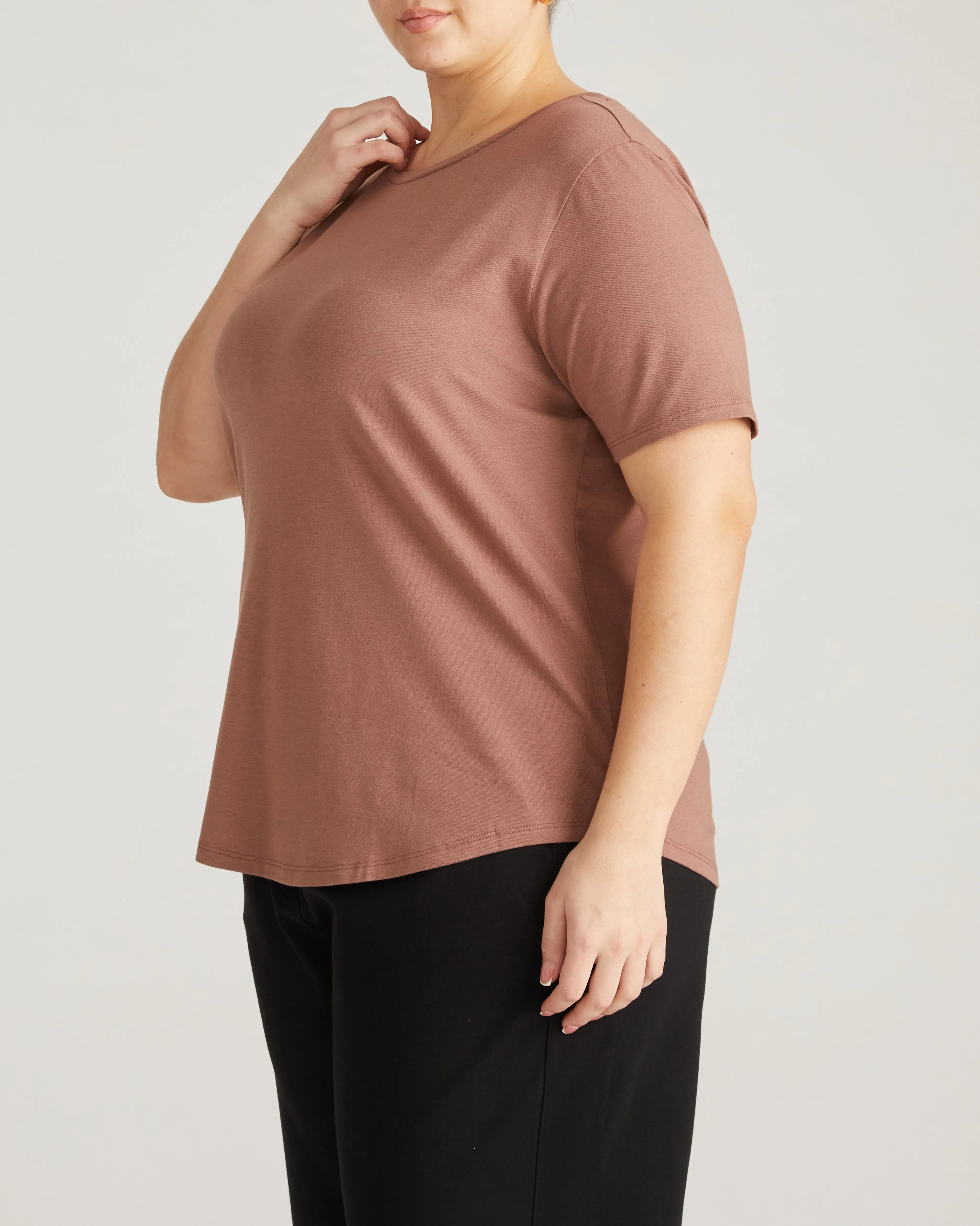 Signature Tee Rex - Allspice sold by Universal Standard product image thumbnail 3