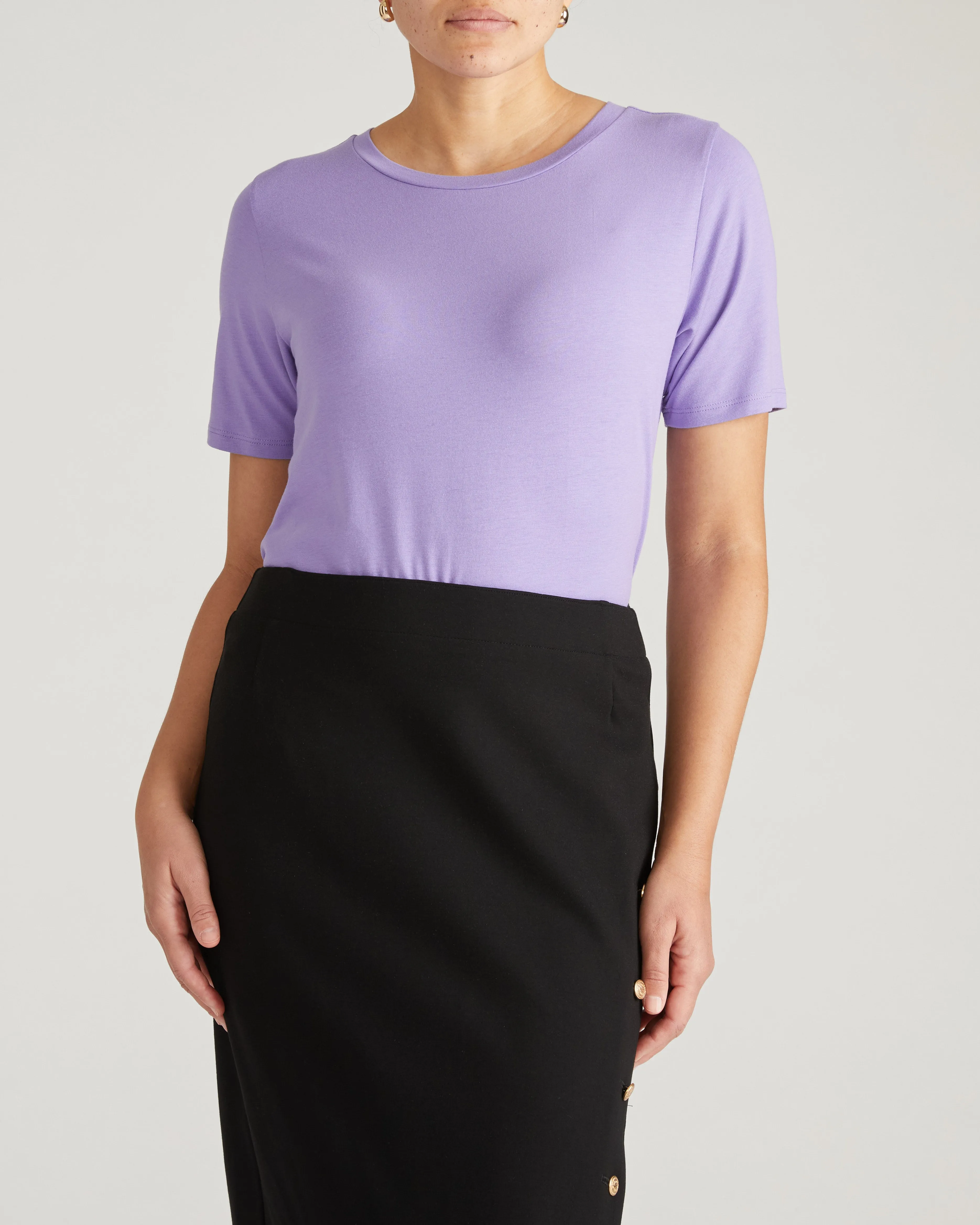 Signature Tee Rex - Purple Posey sold by Universal Standard product image thumbnail 2