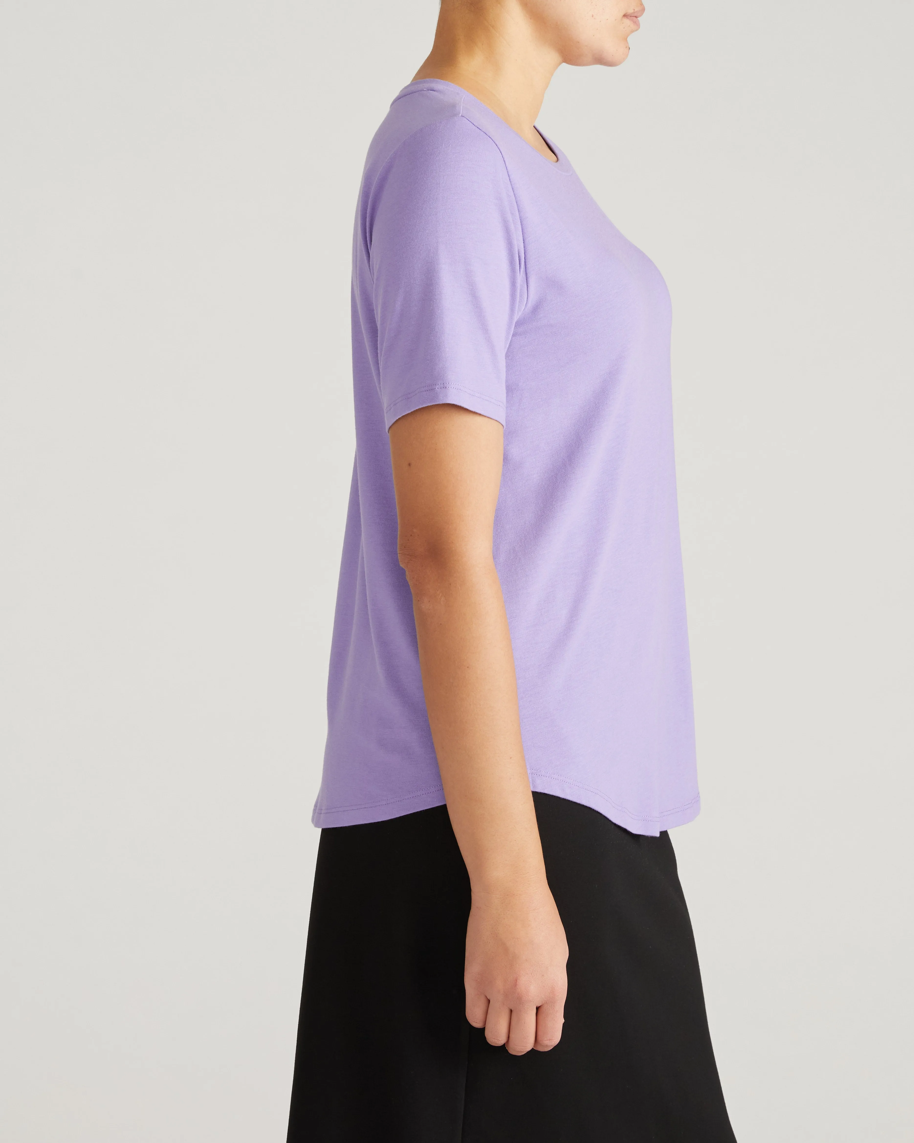 Signature Tee Rex - Purple Posey sold by Universal Standard product image thumbnail 3