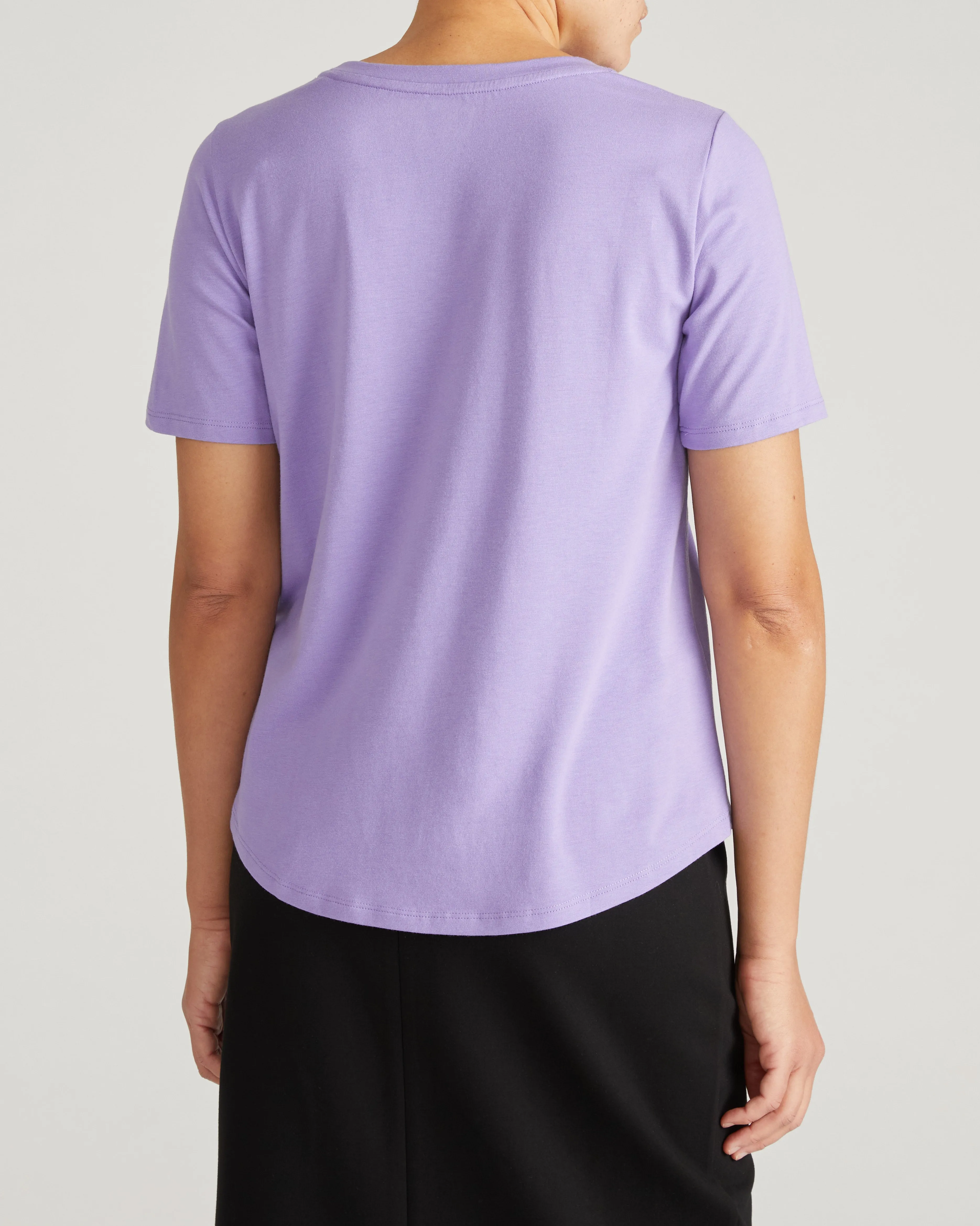 Signature Tee Rex - Purple Posey sold by Universal Standard product image thumbnail 4