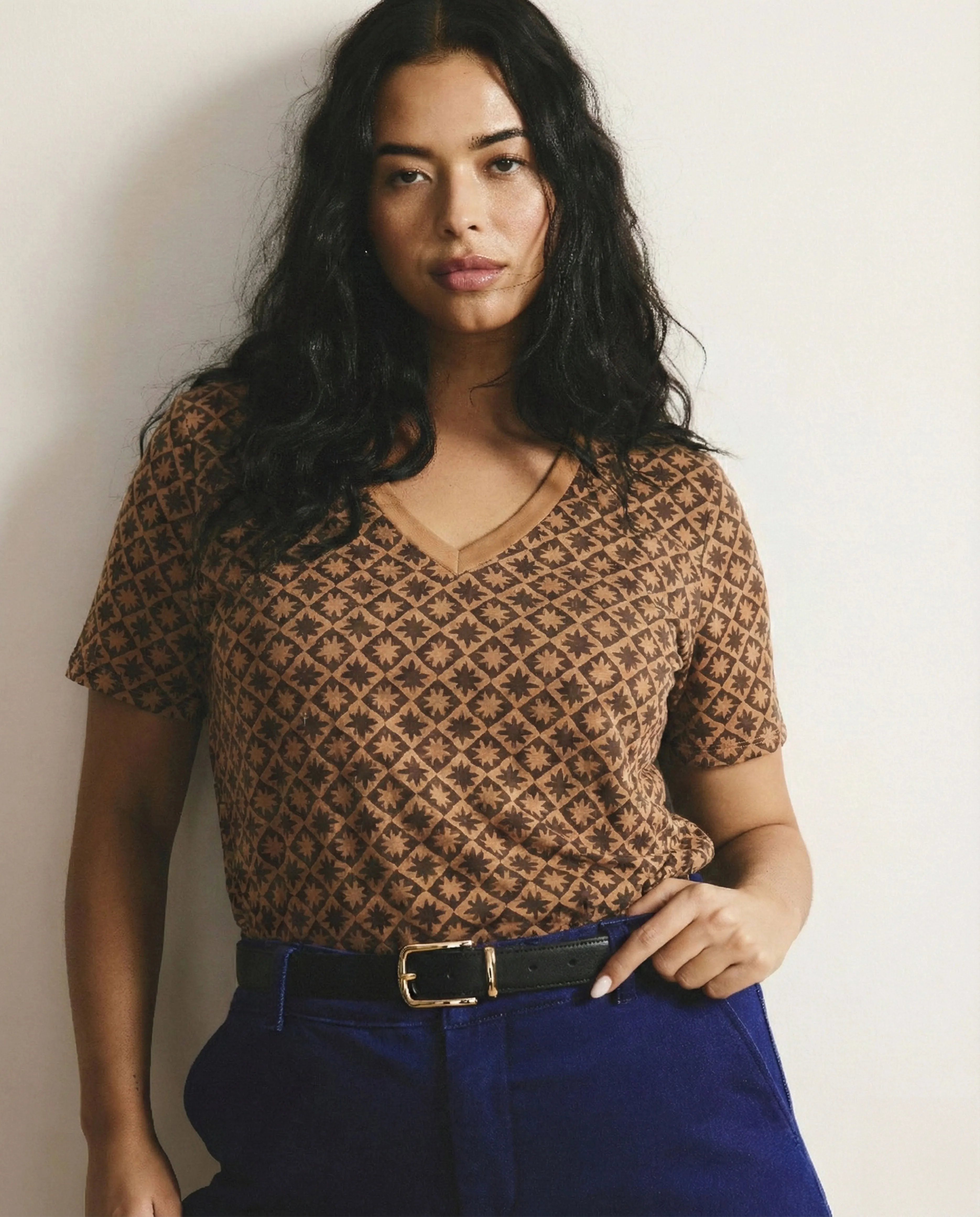 V Rex - Brown Hacienda Print sold by Universal Standard