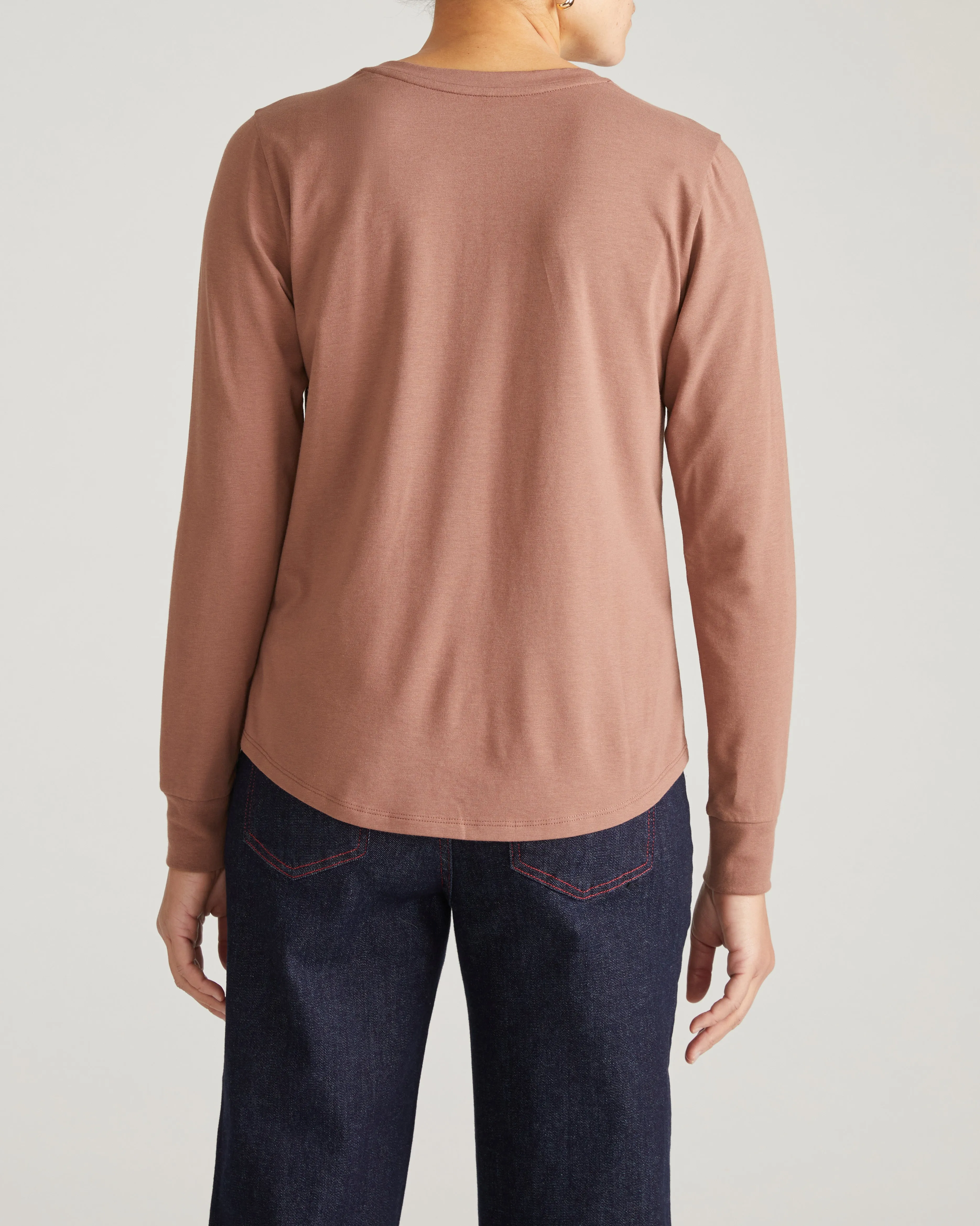 Long Sleeve V Rex - Allspice sold by Universal Standard product image thumbnail 4