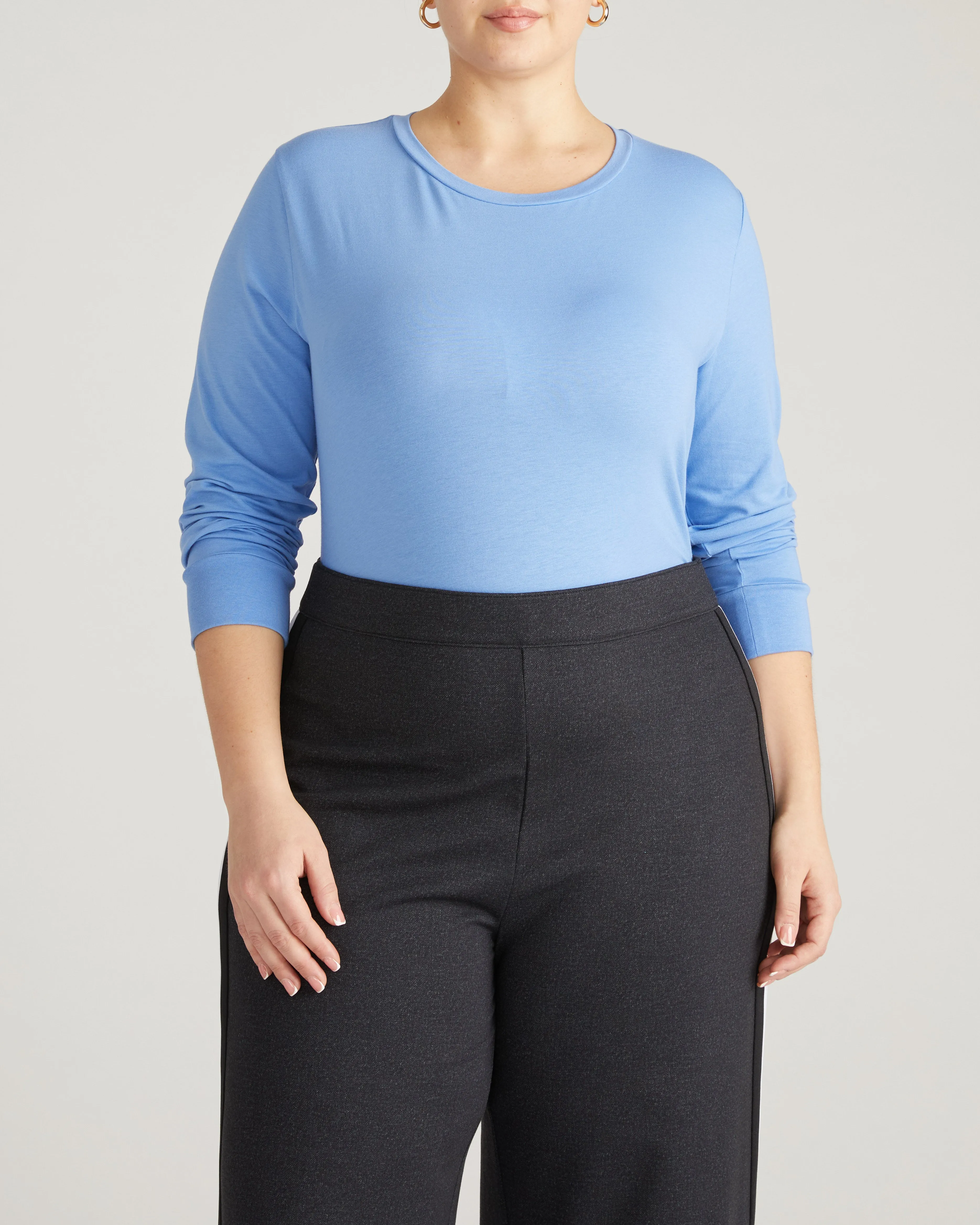 Long Sleeve Tee Rex - Seaside Blue sold by Universal Standard product image thumbnail 2