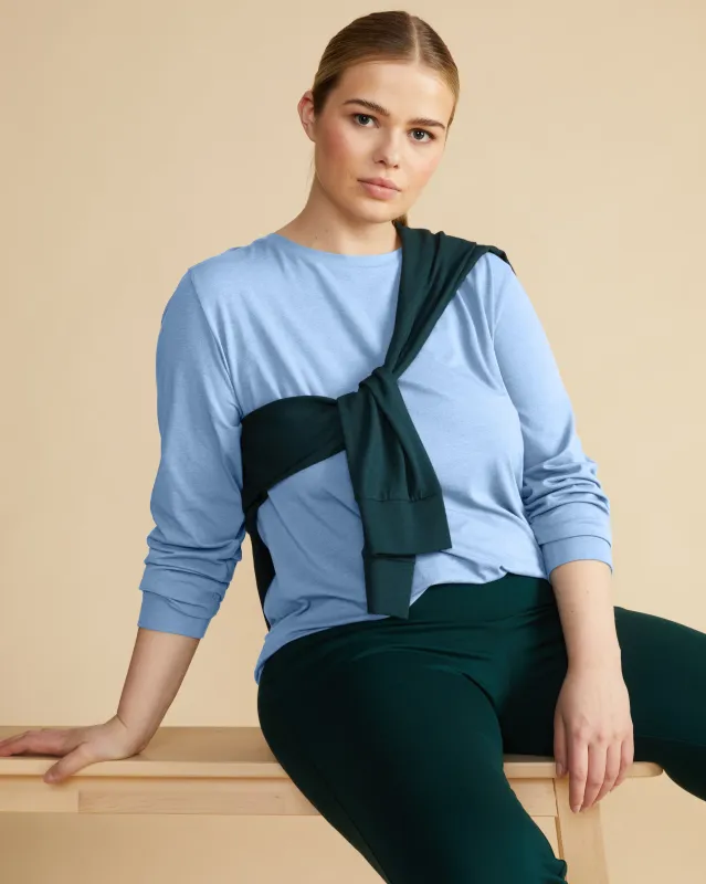 Long Sleeve Tee Rex - Seaside Blue sold by Universal Standard