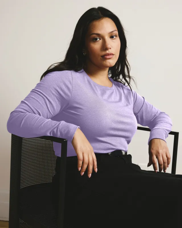 Long Sleeve Tee Rex - Purple Posey sold by Universal Standard