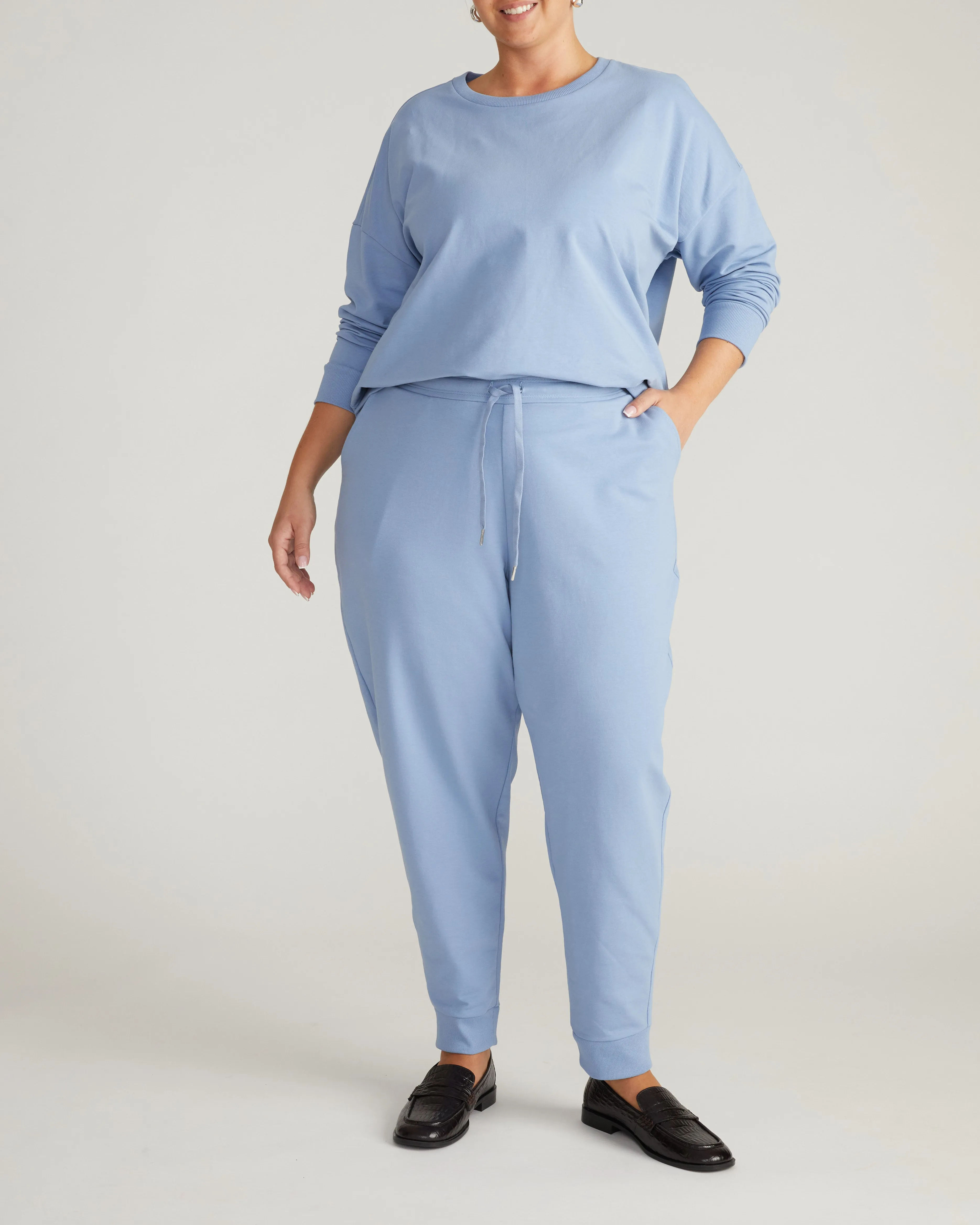 Lauren Classic Sweatshirt - Graceful Blue sold by Universal Standard product image thumbnail 4