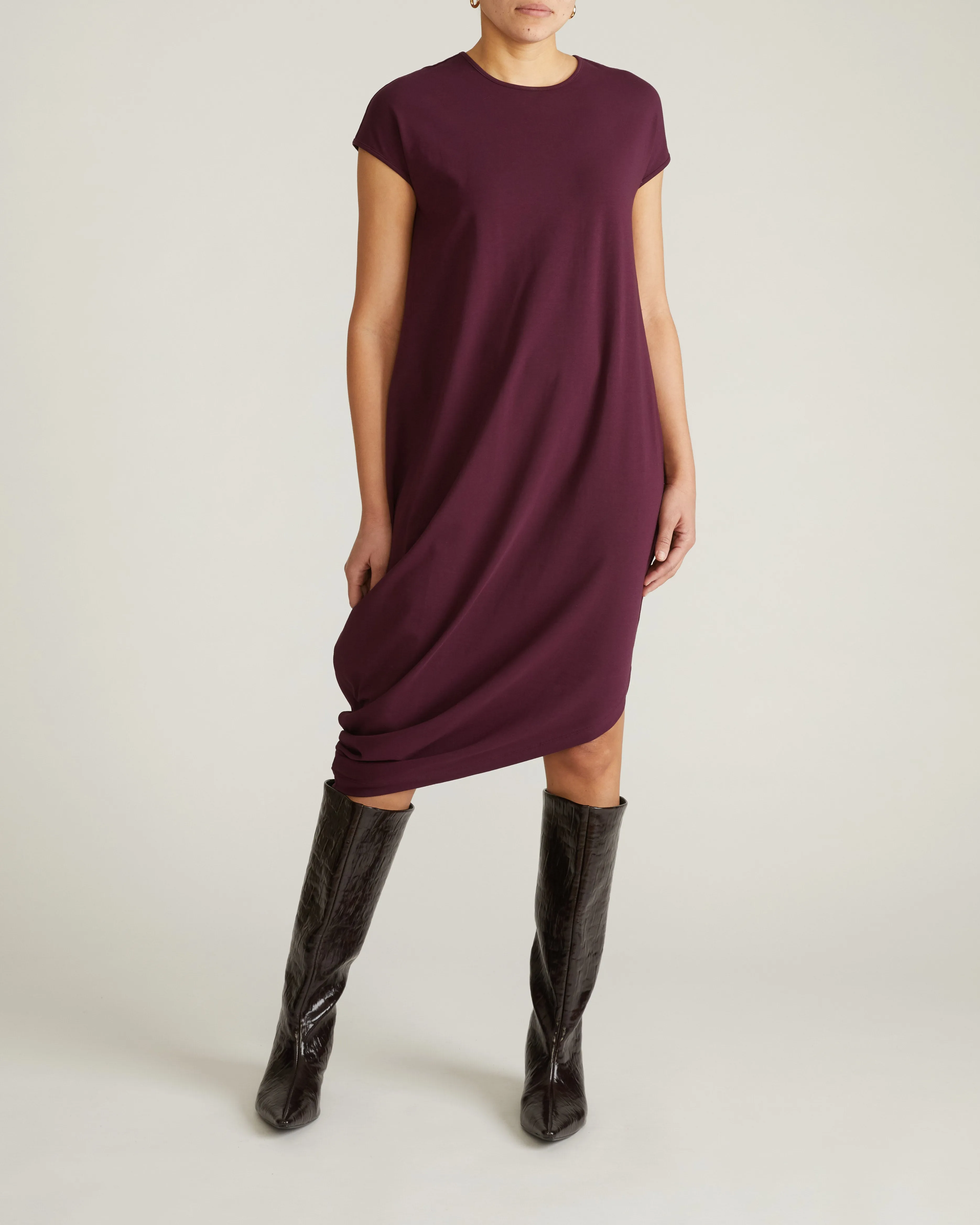 Iconic Geneva Dress - Acai sold by Universal Standard