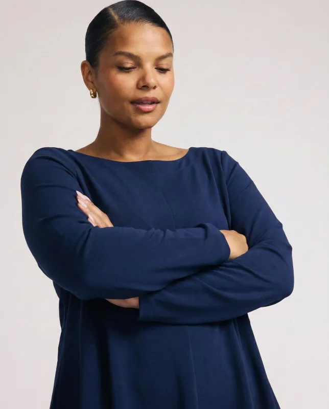 Cassandra Divine Jersey Top - Midnight sold by Universal Standard