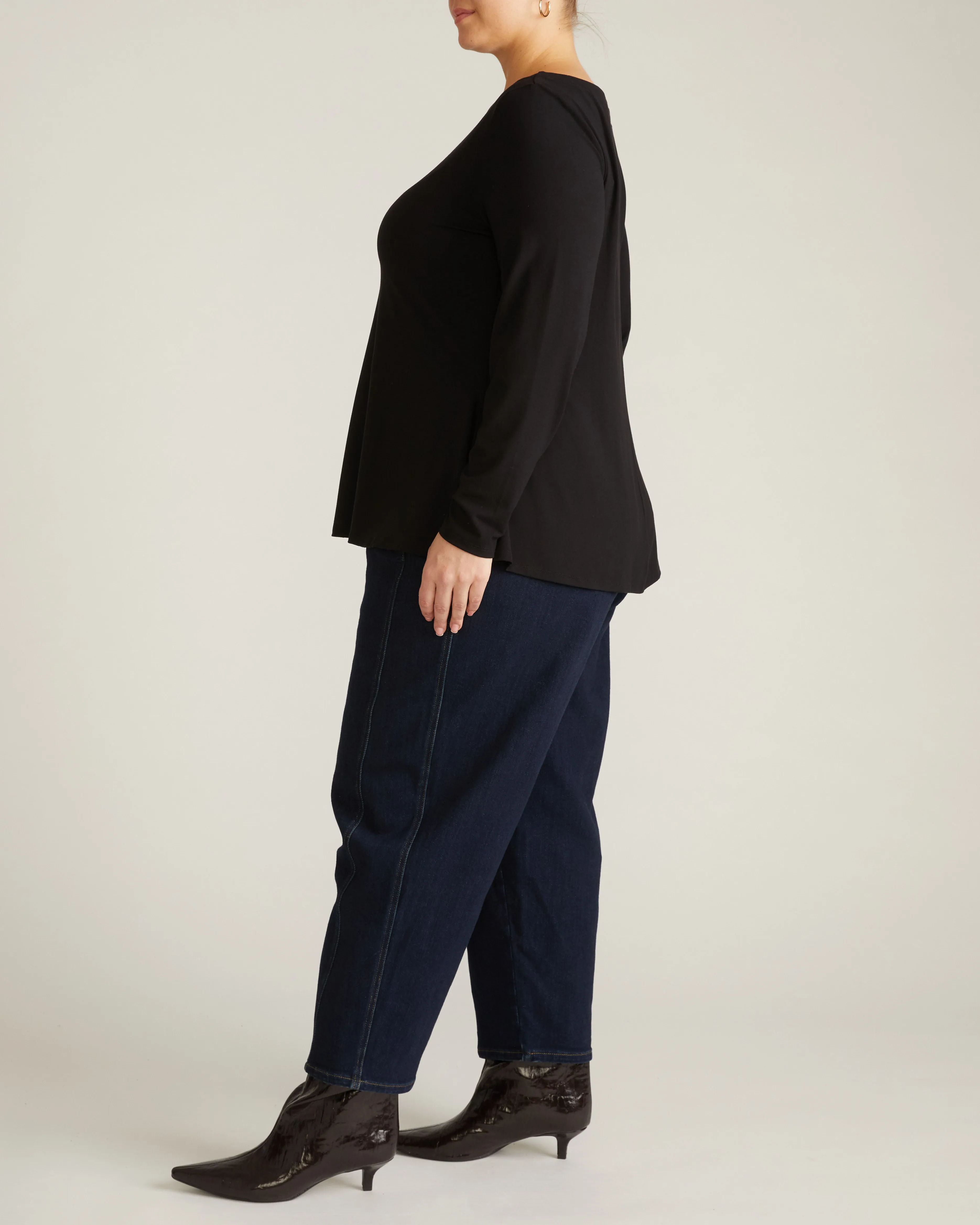 Cassandra Divine Jersey Top - Black sold by Universal Standard product image thumbnail 3