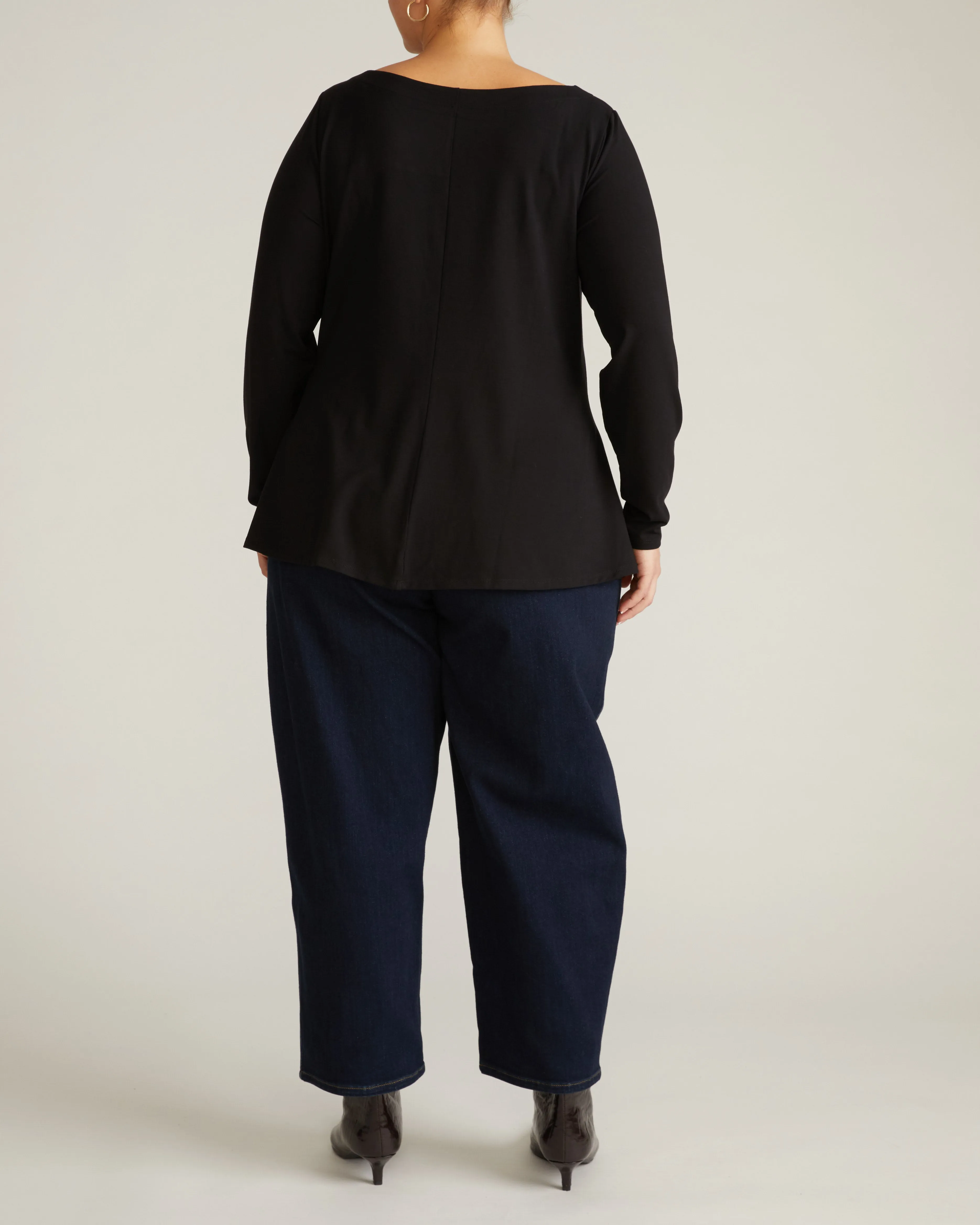 Cassandra Divine Jersey Top - Black sold by Universal Standard product image thumbnail 4