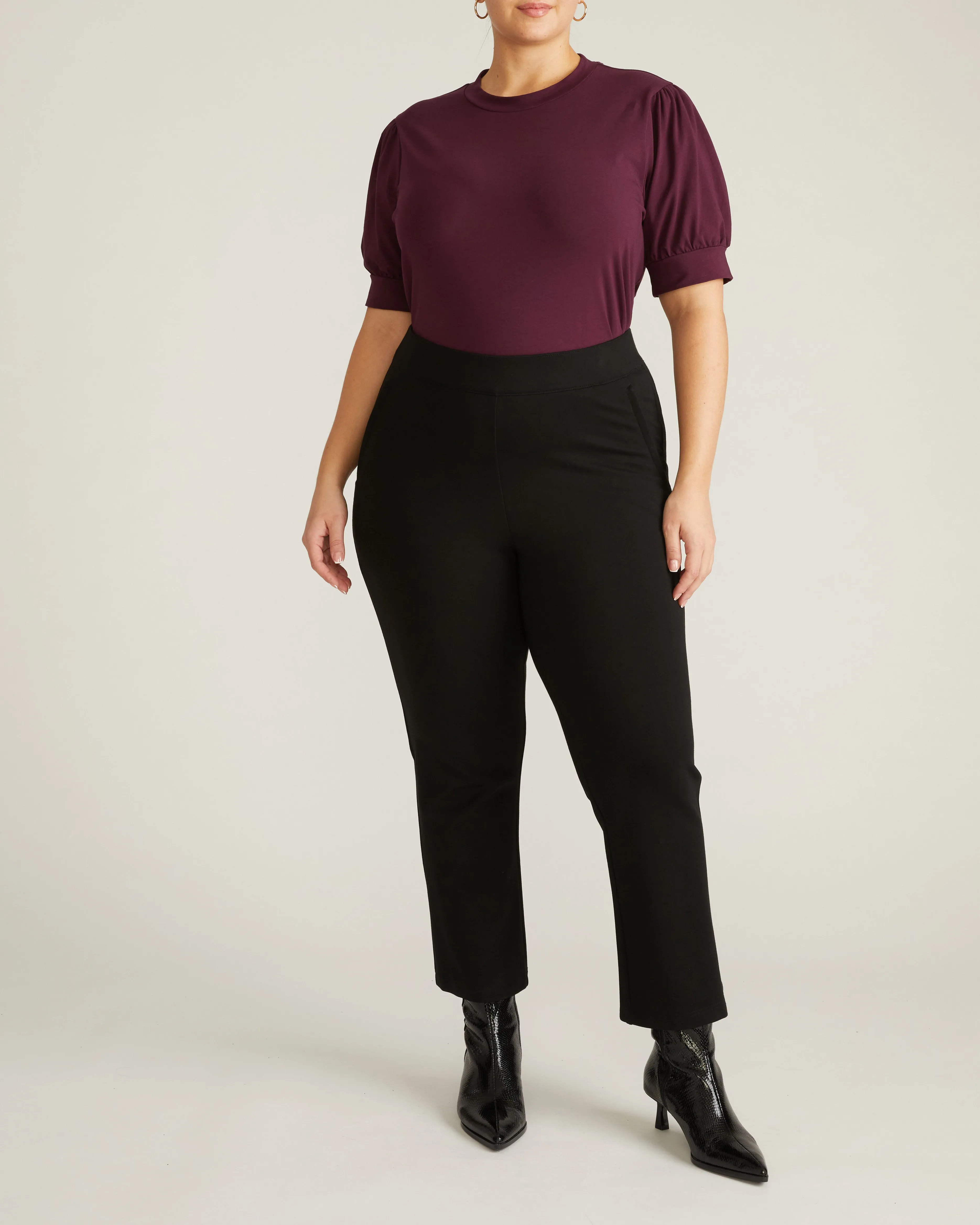 Pouf Sleeve Tee - Acai sold by Universal Standard product image thumbnail 4