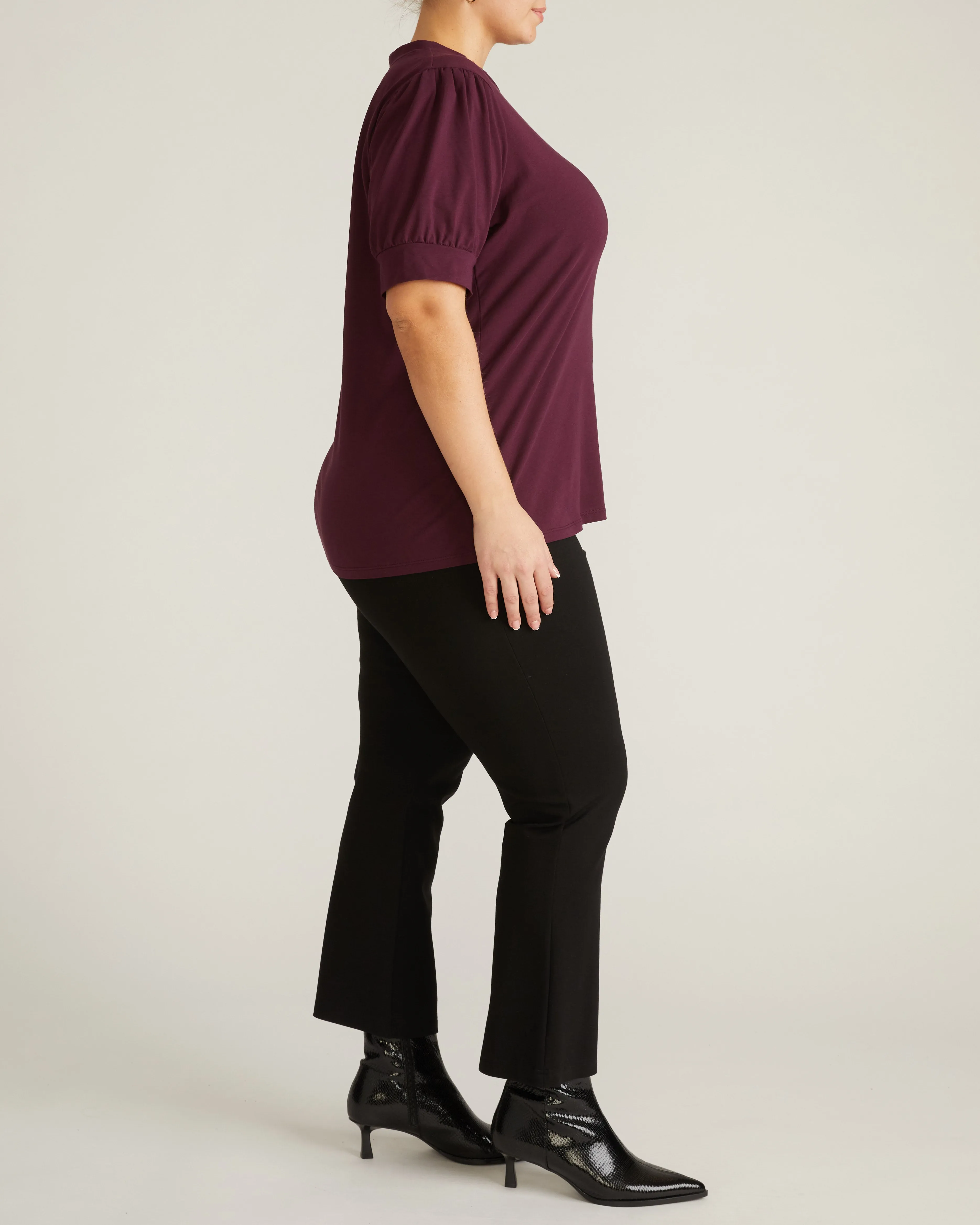 Pouf Sleeve Tee - Acai sold by Universal Standard product image thumbnail 5