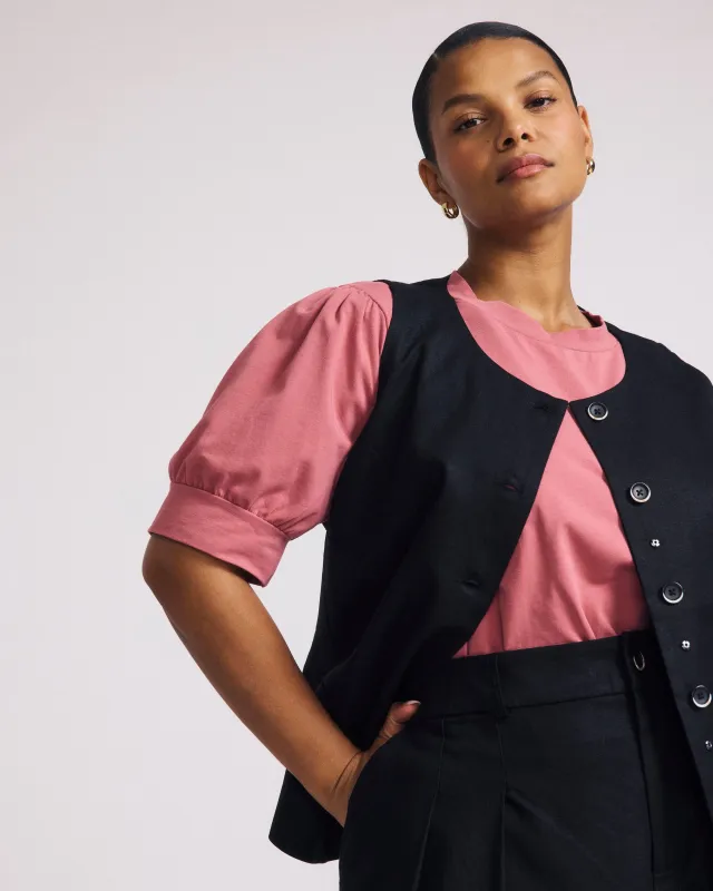 Pouf Sleeve Tee - Virginia Rose sold by Universal Standard