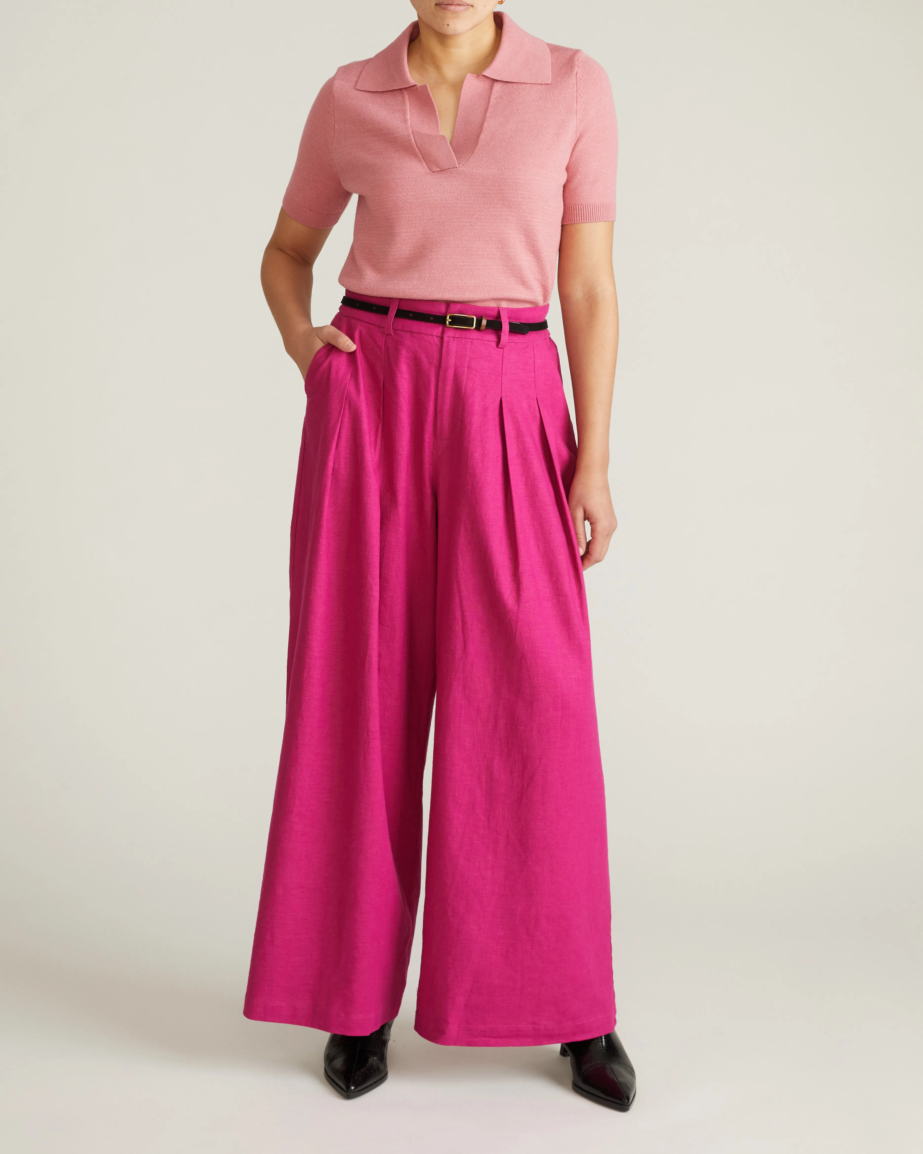 Savvy Fine Knit Short Sleeve Polo Sweater - Virginia Rose sold by Universal Standard product image thumbnail 3