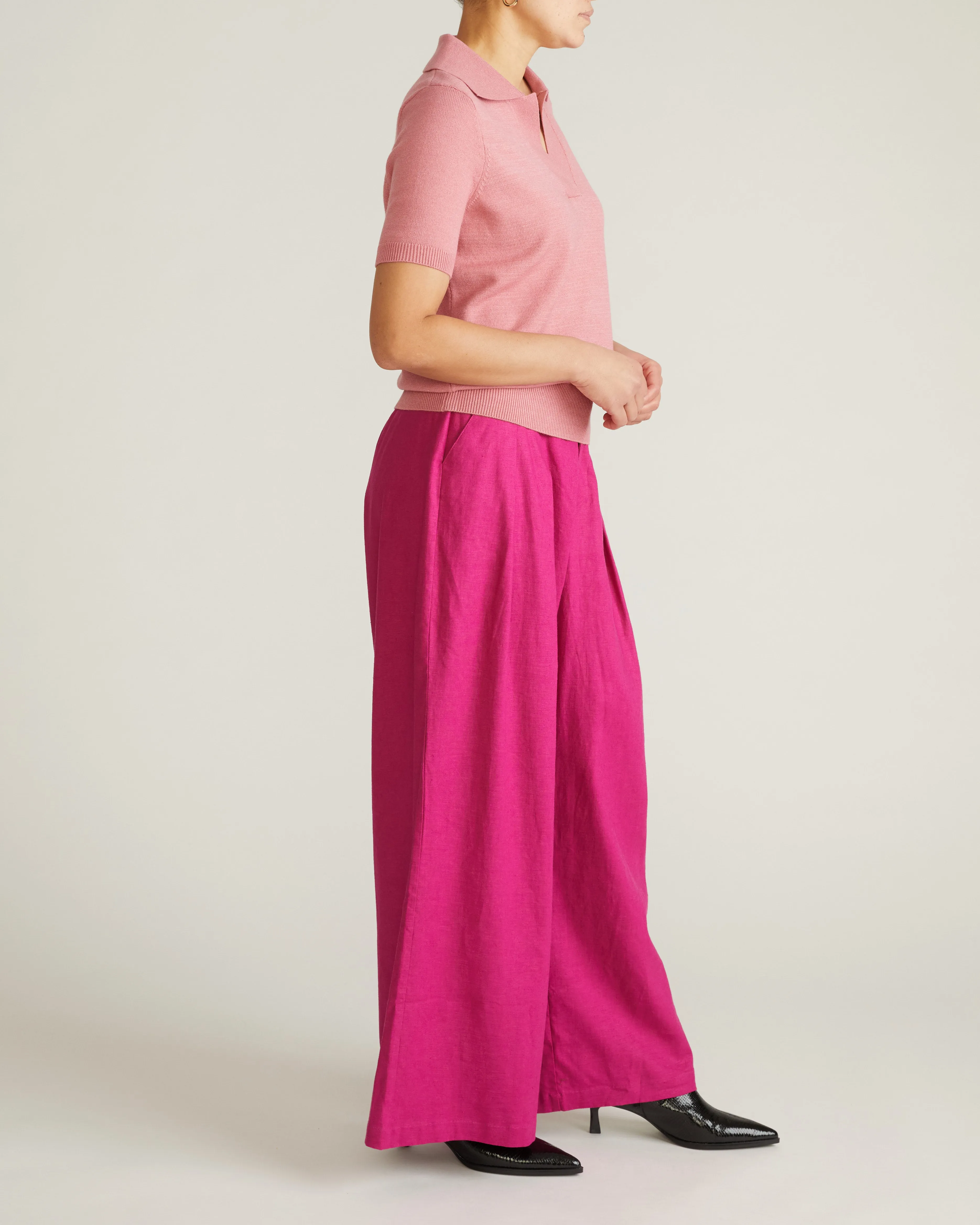 Savvy Fine Knit Short Sleeve Polo Sweater - Virginia Rose sold by Universal Standard product image thumbnail 4