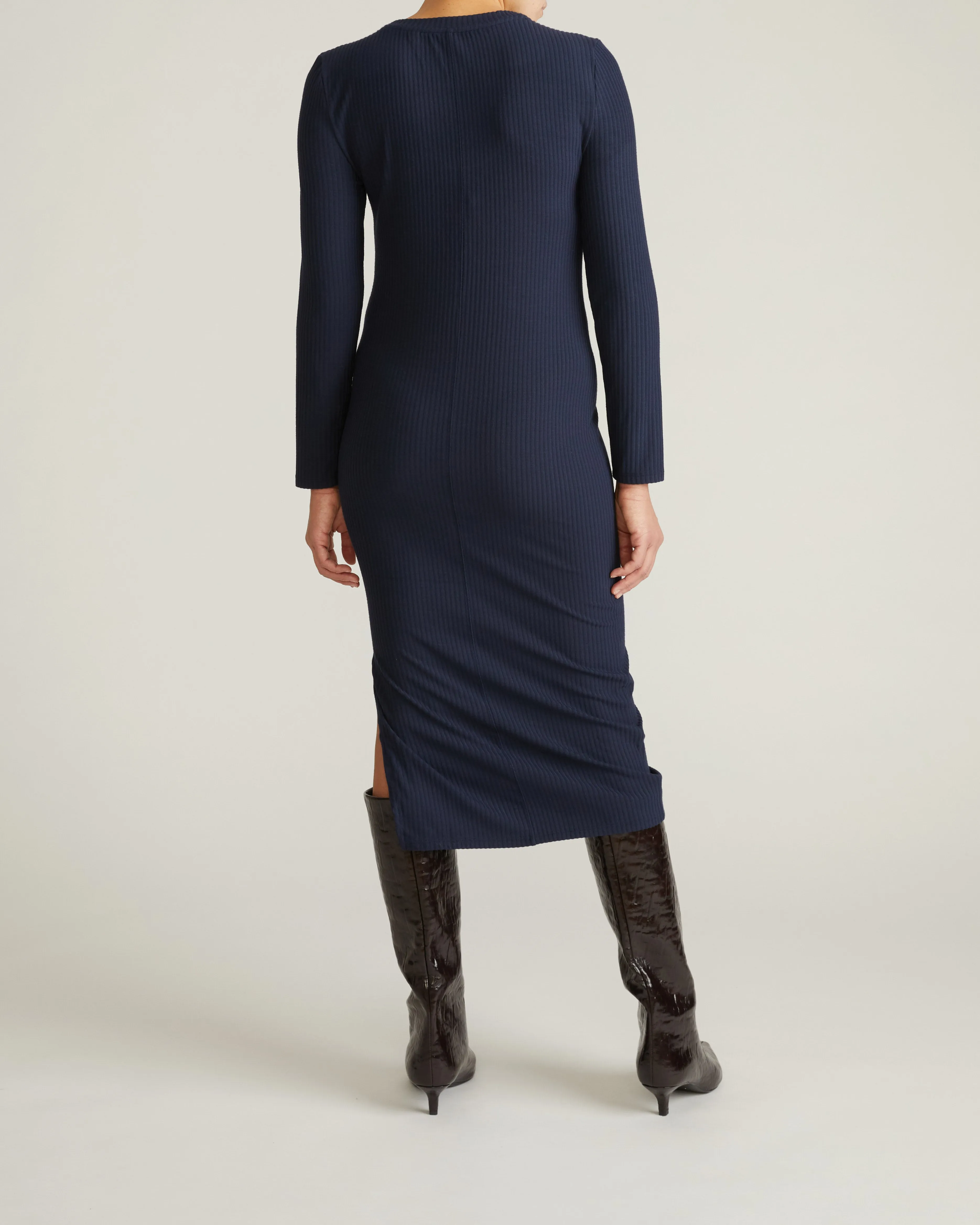 Xenia Ribbed Dress - Midnight sold by Universal Standard product image thumbnail 5