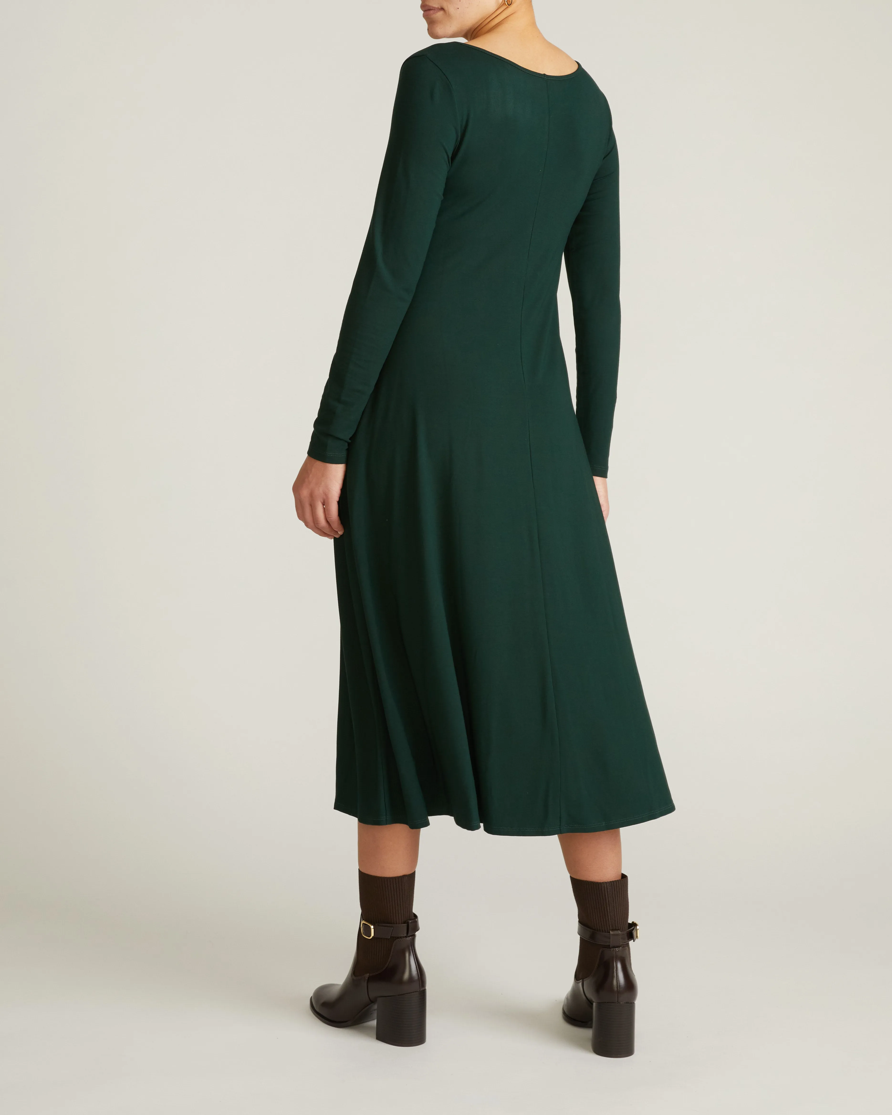 Cora Divine Jersey Dress - Forest Green sold by Universal Standard product image thumbnail 4