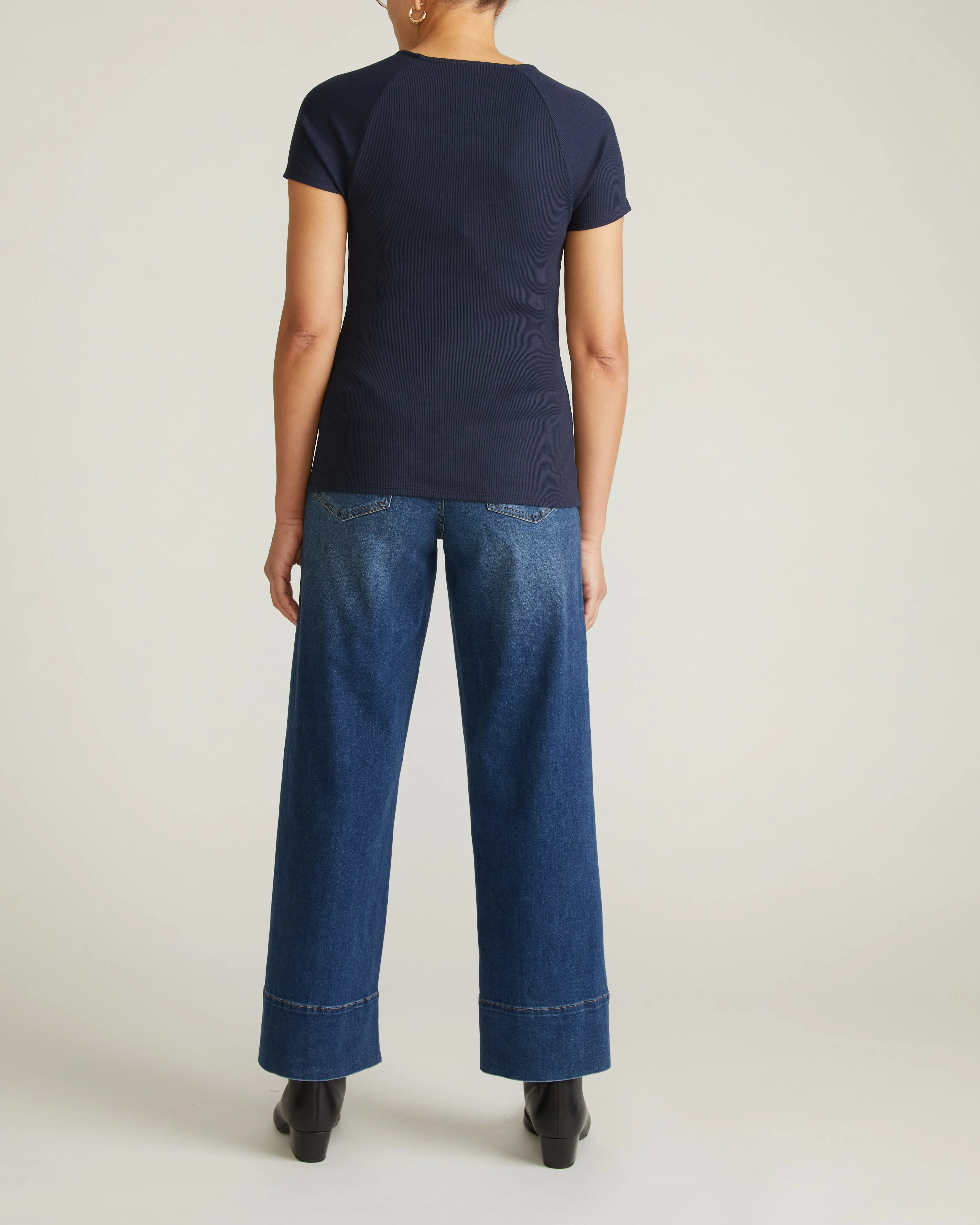 Carey Ribbed Top - Navy sold by Universal Standard product image thumbnail 5