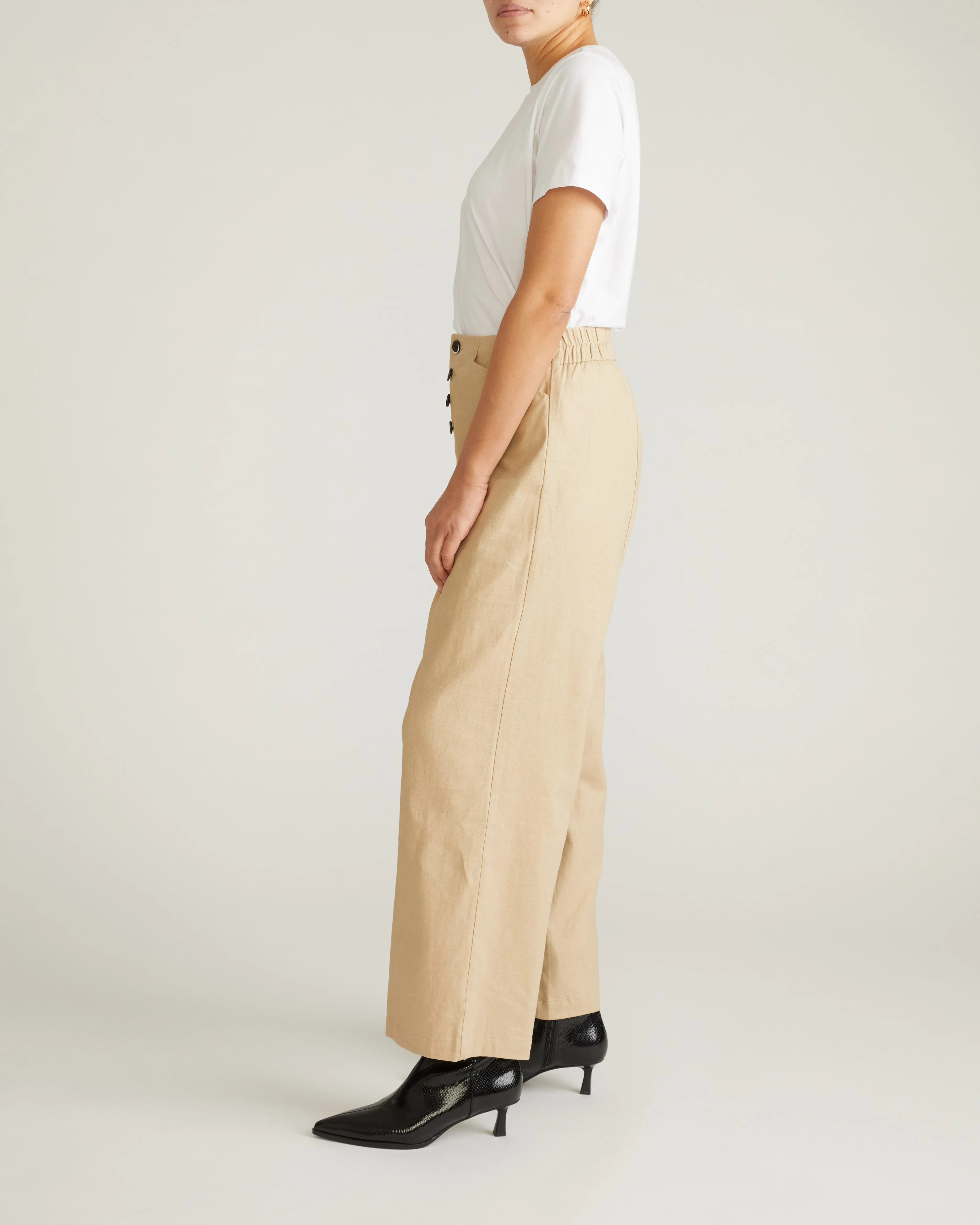 Coastal Linen Pants - Danish Coffee sold by Universal Standard product image thumbnail 5
