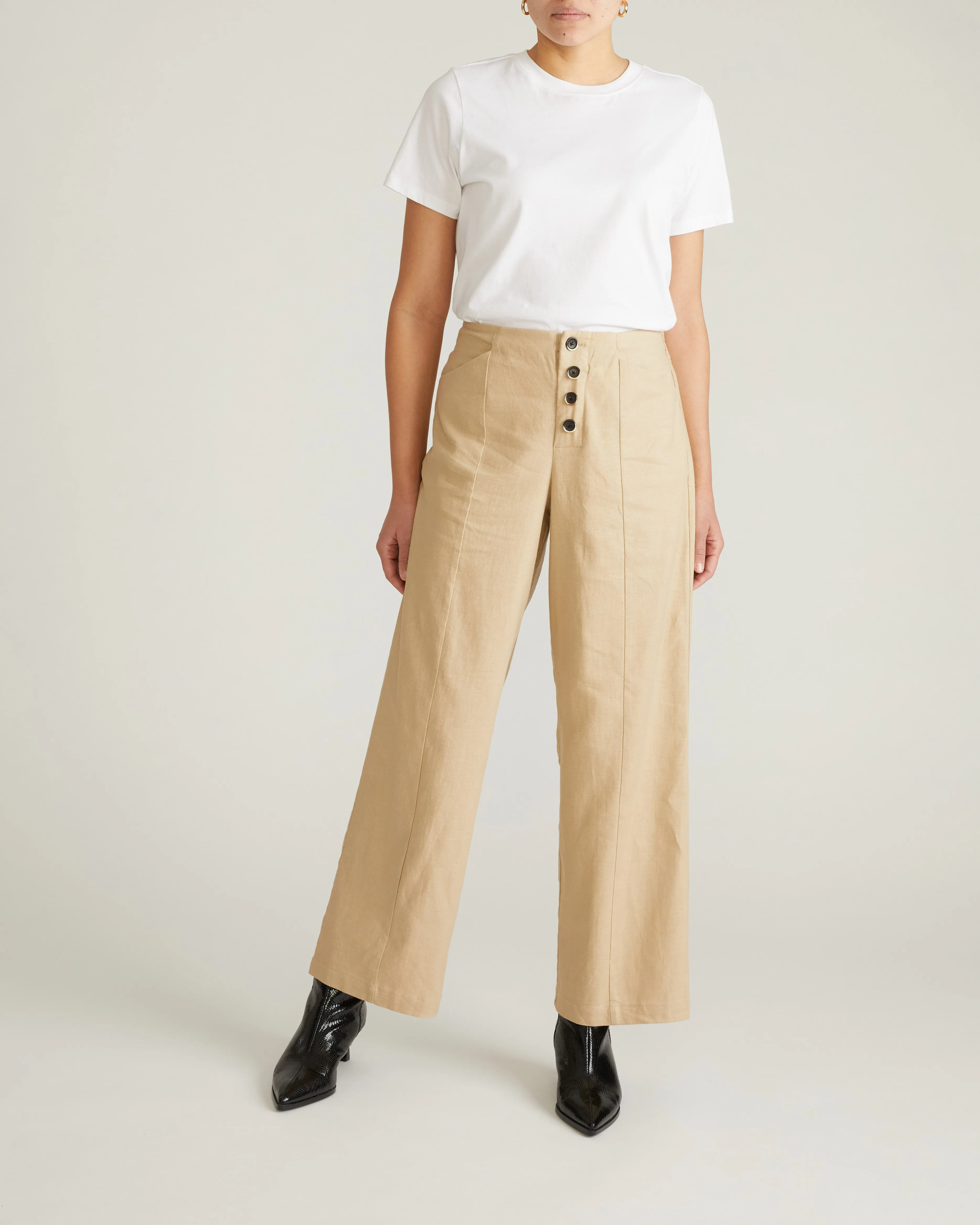 Coastal Linen Pants - Danish Coffee sold by Universal Standard product image thumbnail 3