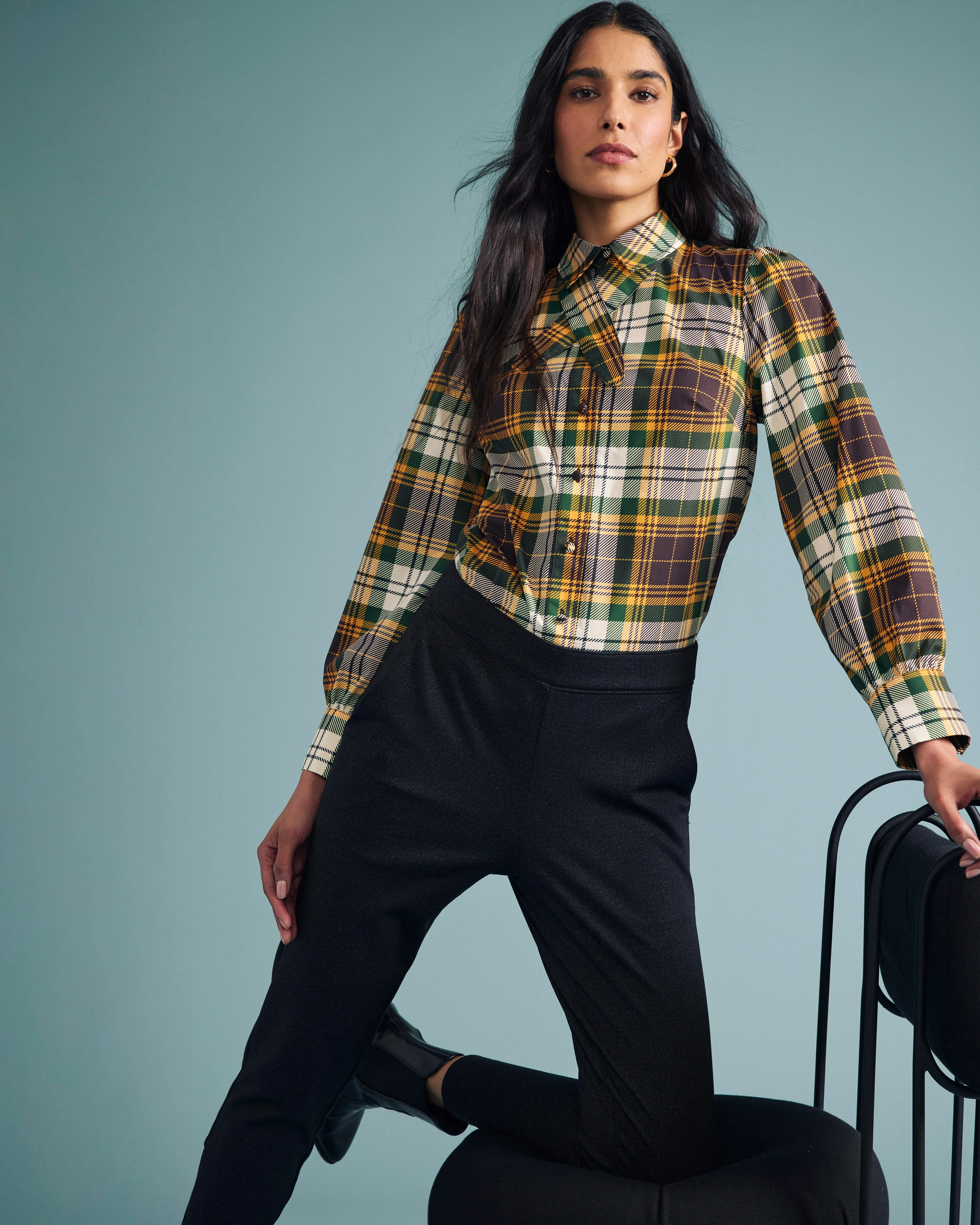 PowerPonte Denim Moro Pants - Charcoal sold by Universal Standard product image thumbnail 2