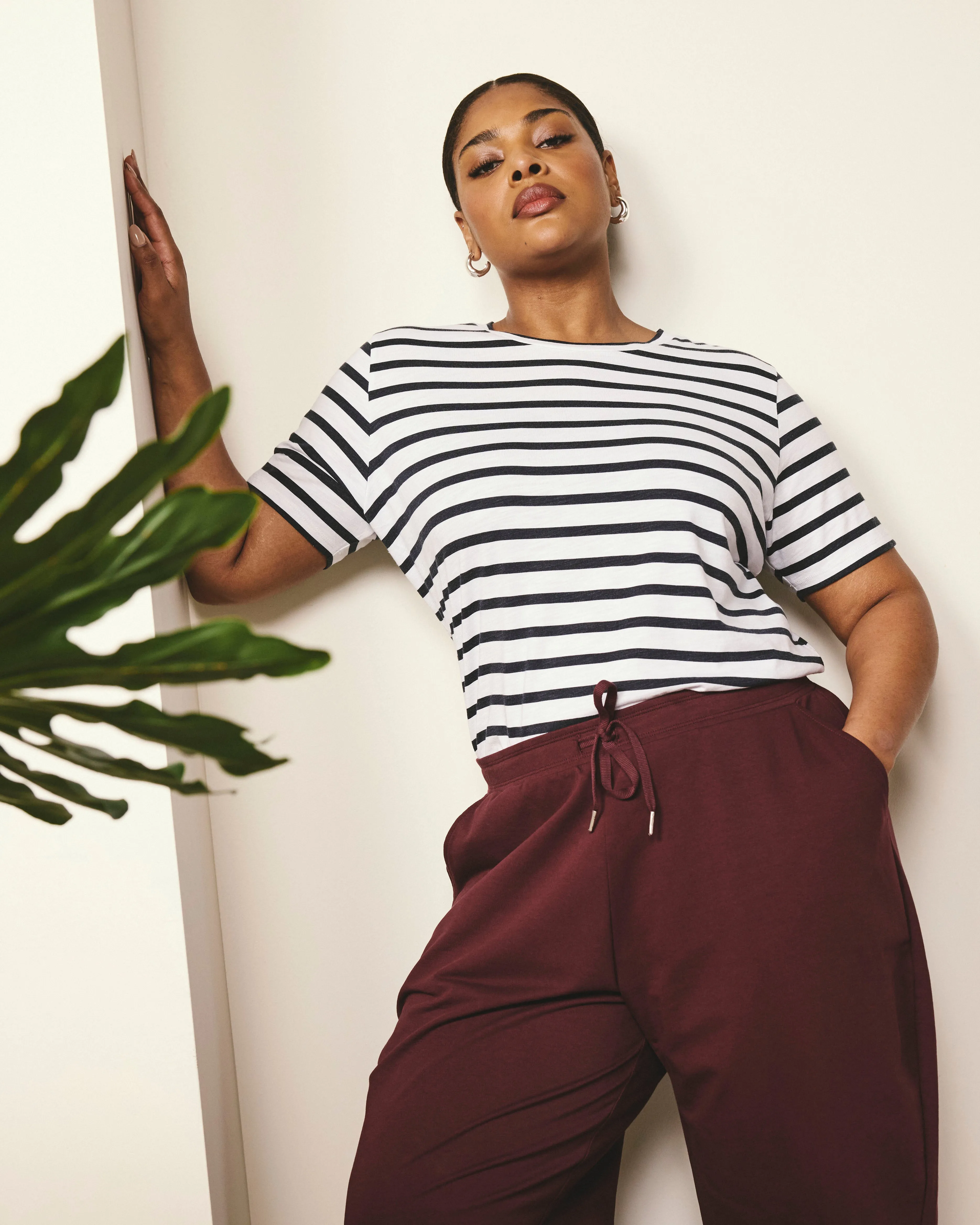 Light-As-Air Tee Rex - Zen Stripe sold by Universal Standard product image thumbnail 2