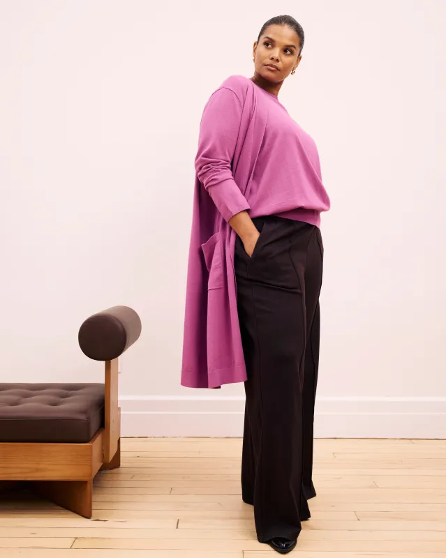 Savvy Double Knit Duster - Purple Vision made by Universal Standard