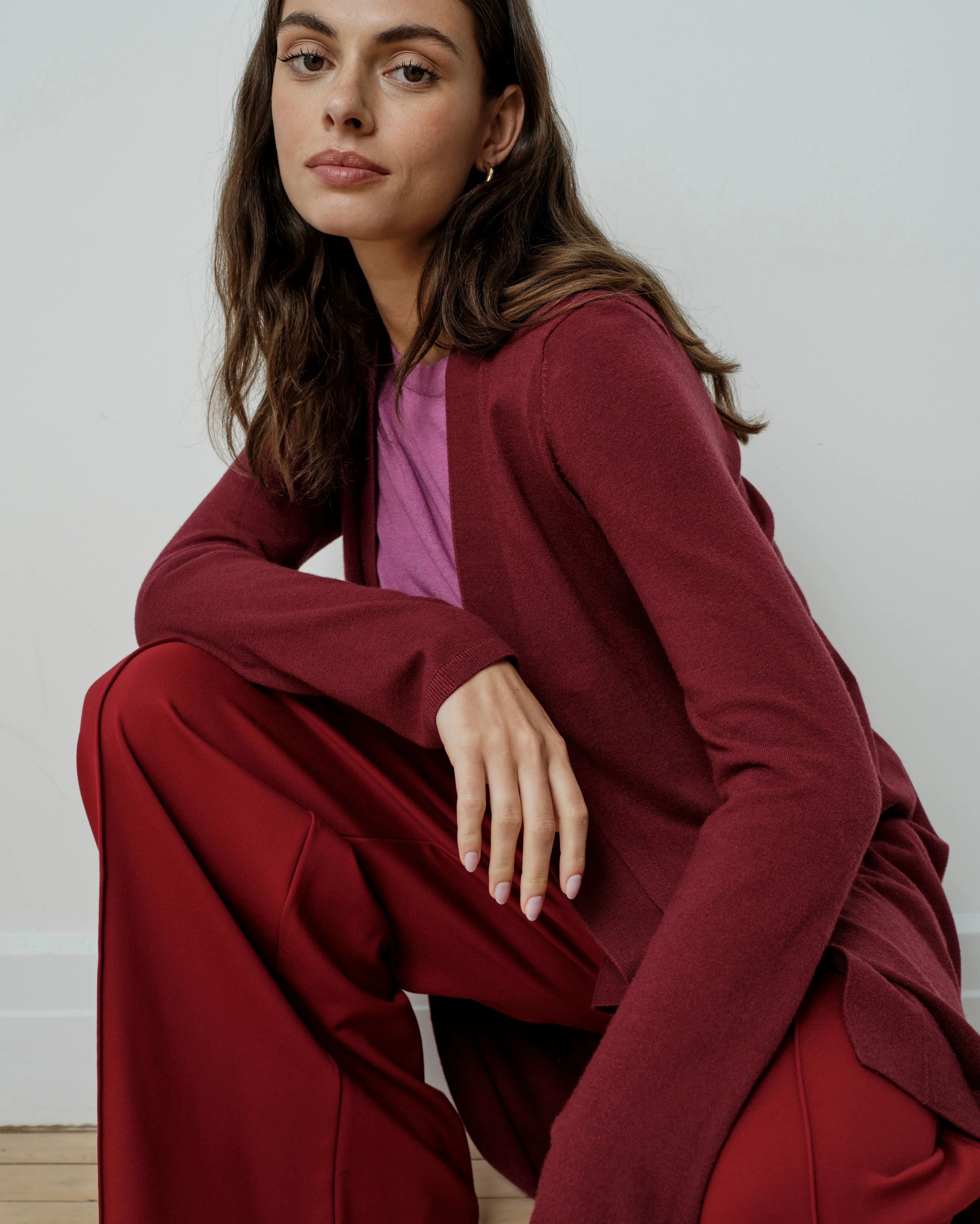 Savvy Double Knit Duster - Red Geranium sold by Universal Standard product image thumbnail 2