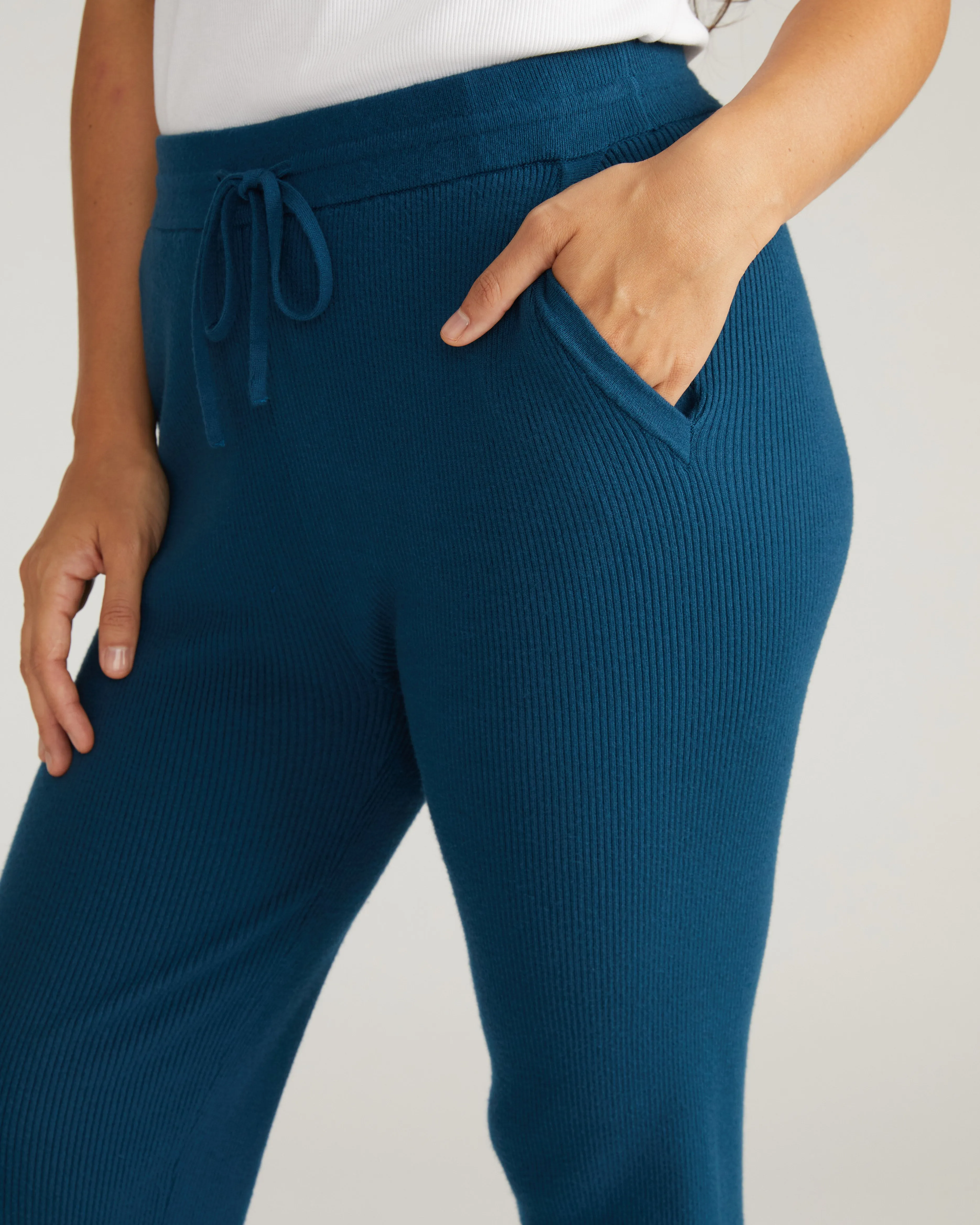 Knitted Mila Pants - Deep Teal sold by Universal Standard product image thumbnail 3