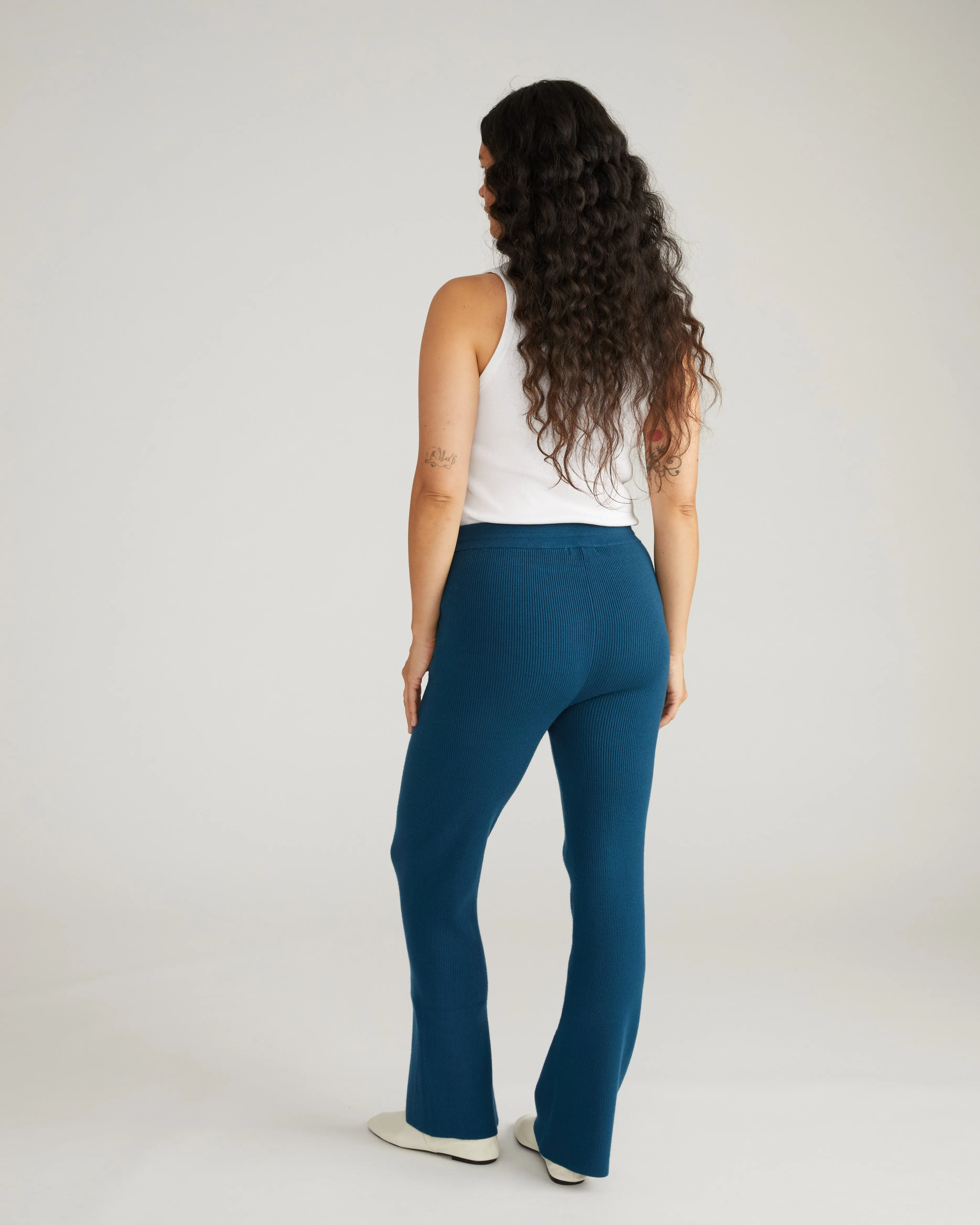 Knitted Mila Pants - Deep Teal sold by Universal Standard product image thumbnail 4