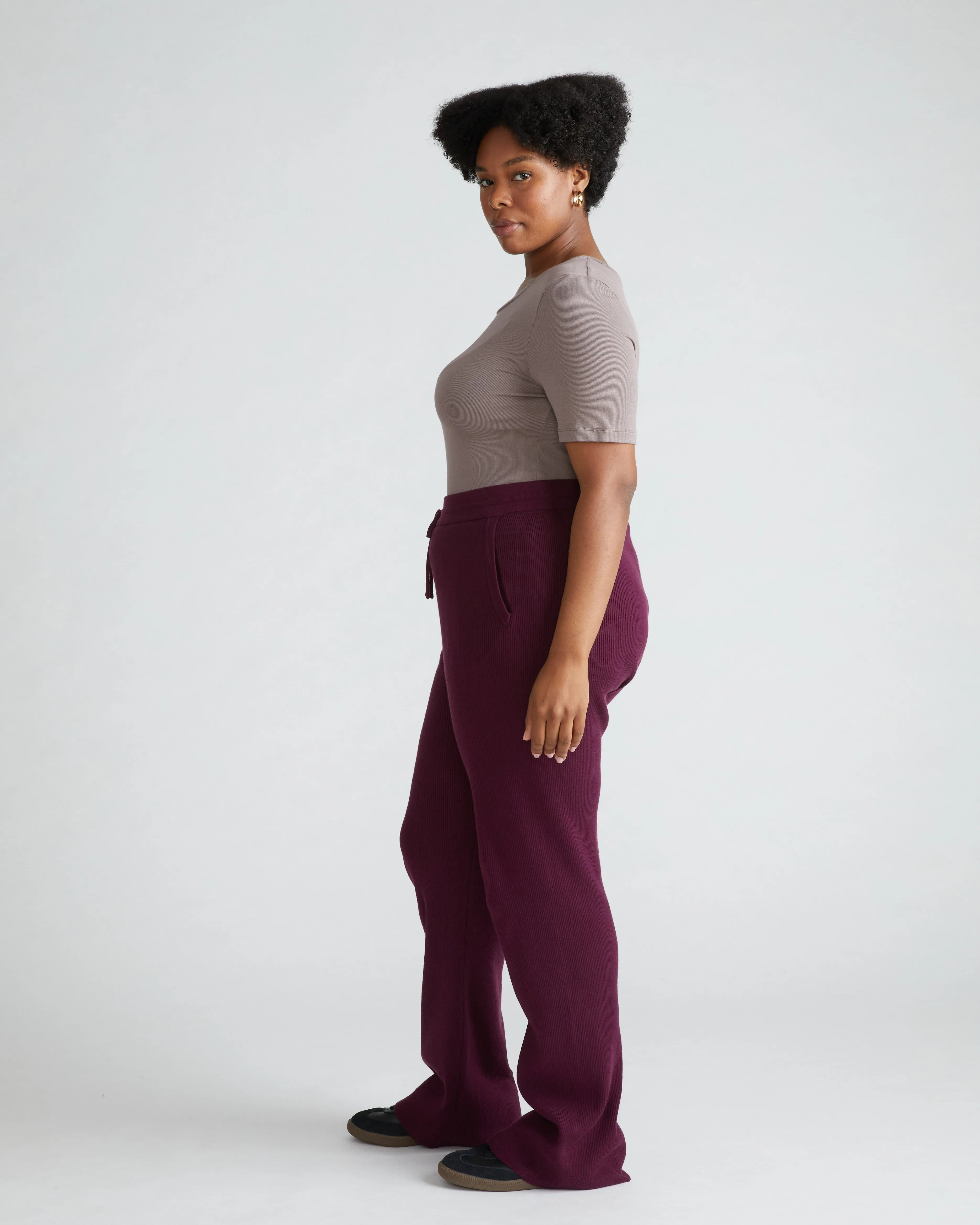 Knitted Mila Pants - Acai sold by Universal Standard product image thumbnail 4