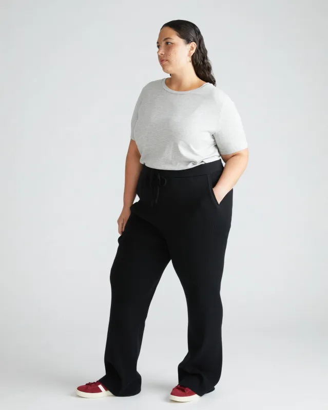 Knitted Mila Pants - Black sold by Universal Standard