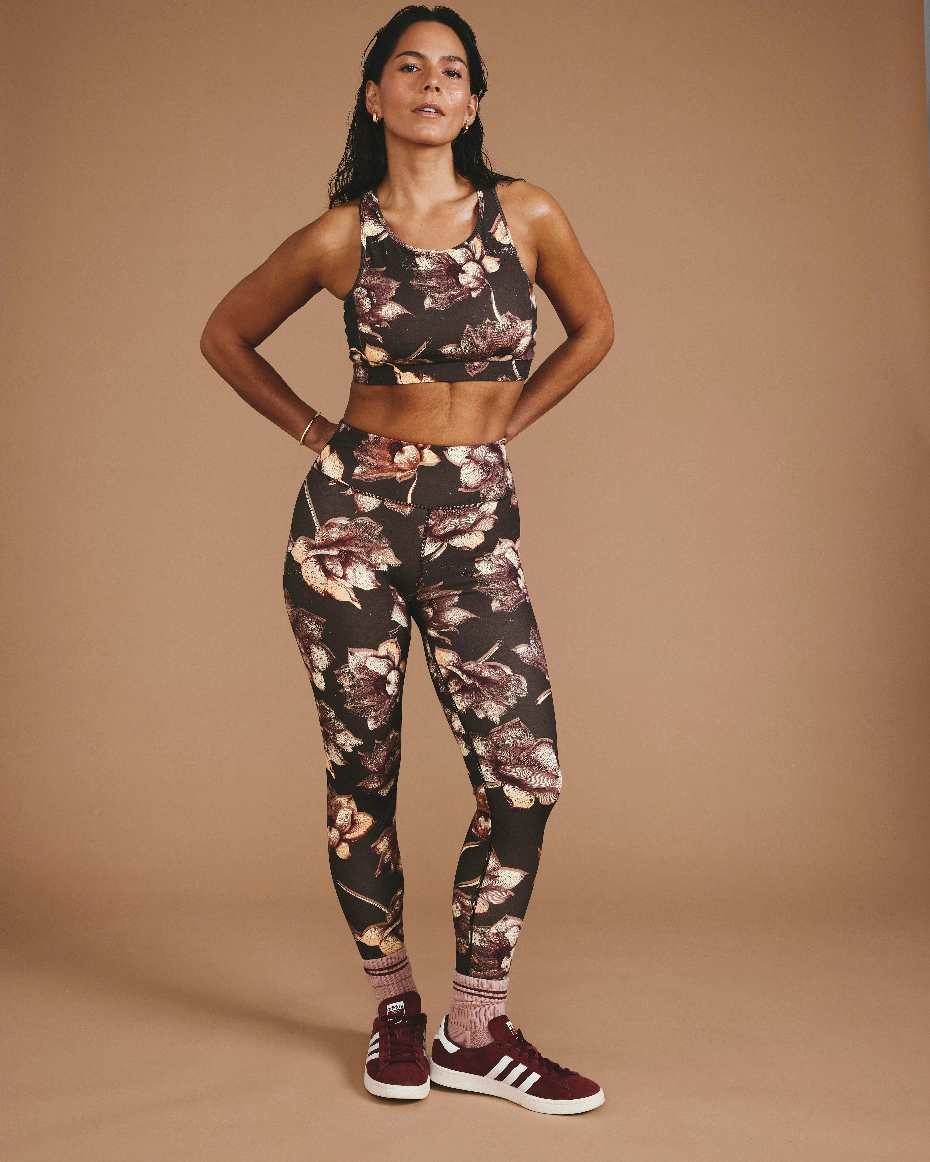 Next-to-Naked Racerback Sports Bra - Lotus Print sold by Universal Standard product image thumbnail 2