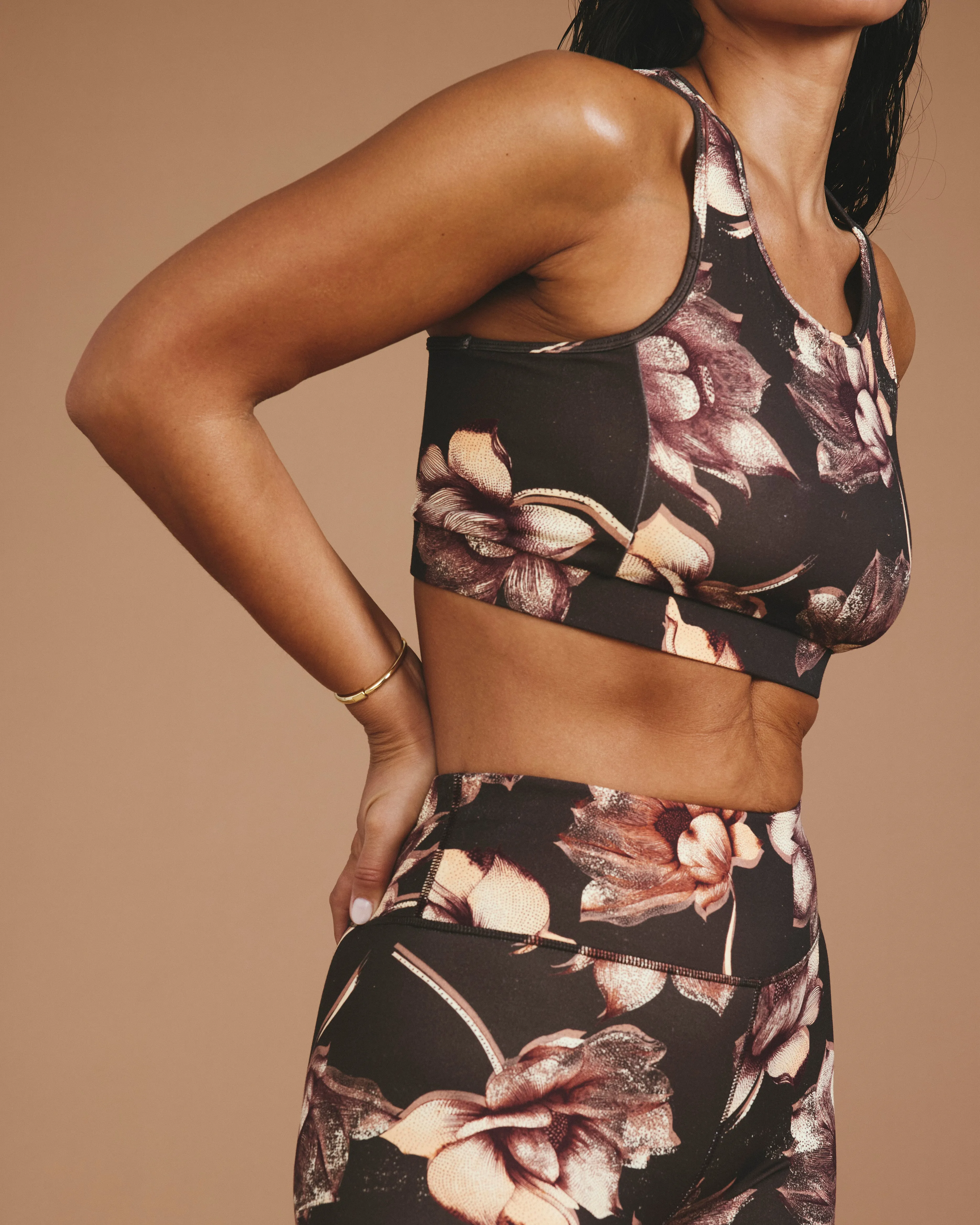 Next-to-Naked Racerback Sports Bra - Lotus Print sold by Universal Standard product image thumbnail 4