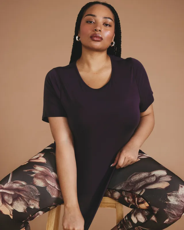 Mia Movement Tee - Purple Jewel sold by Universal Standard