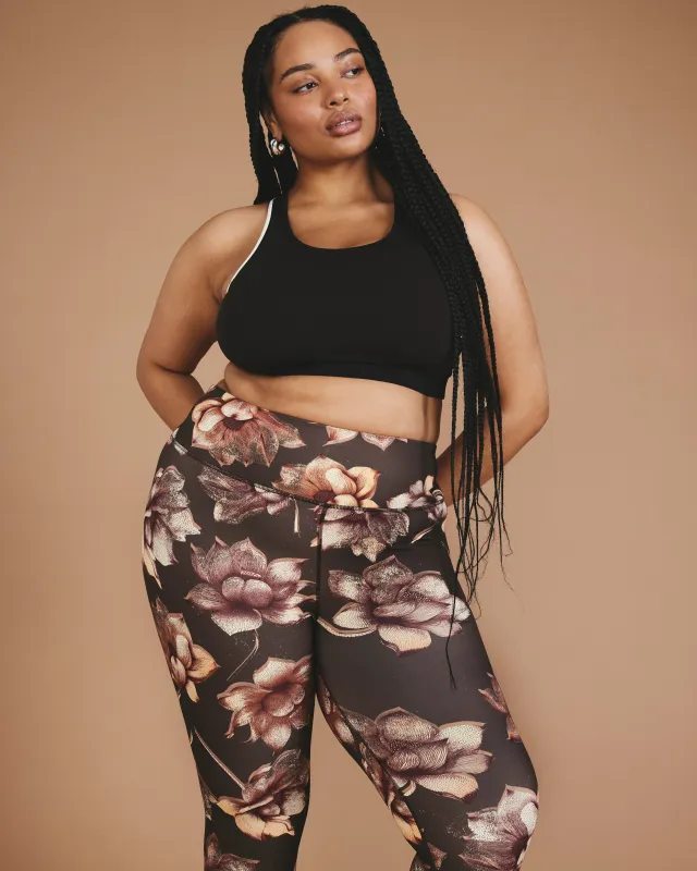 Next-to-Naked Cropped Legging - Lotus Print sold by Universal Standard