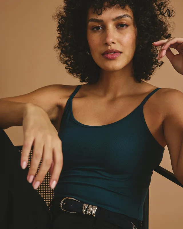 Cloud Rib Camisole - Deep Sea made by Universal Standard