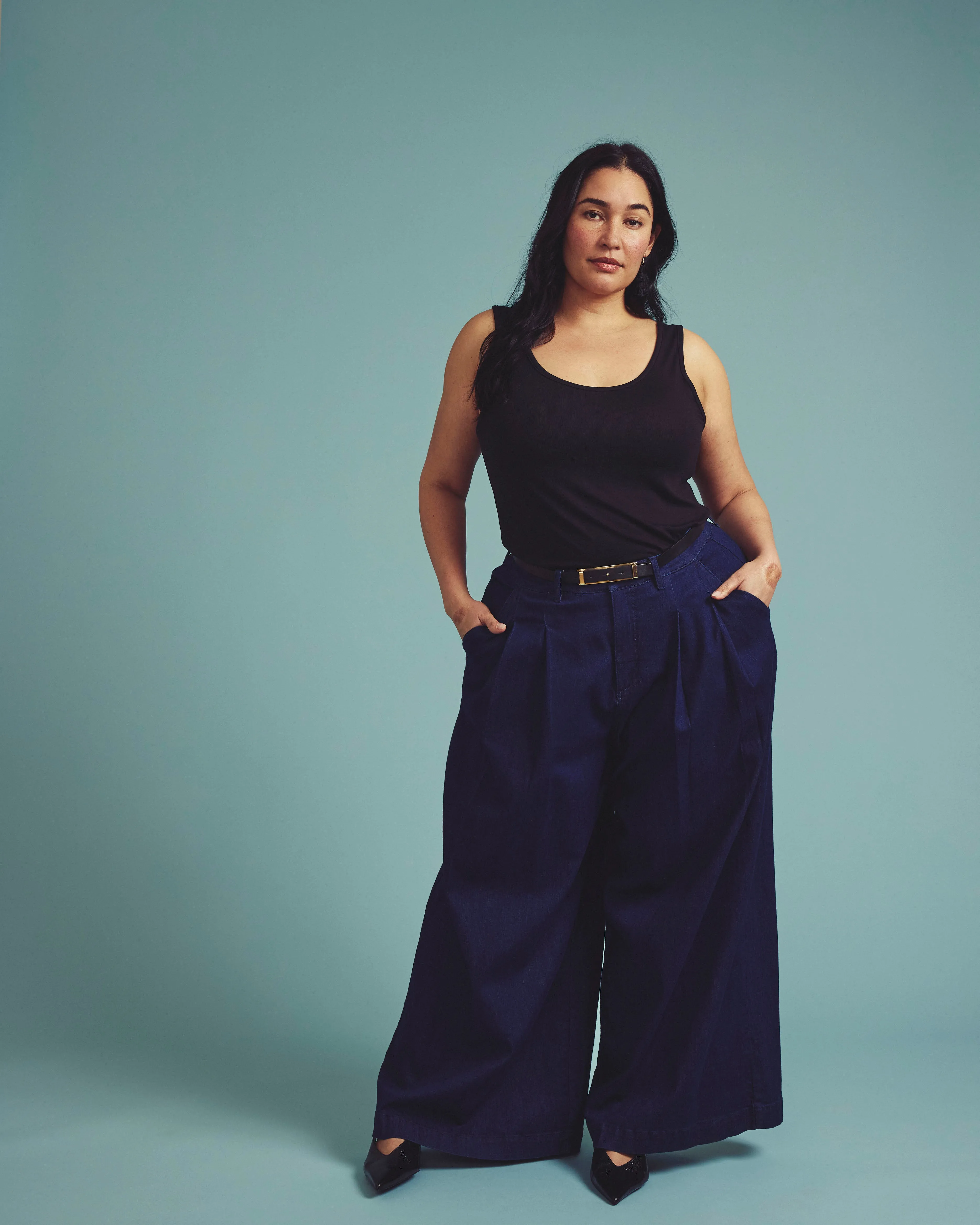 Cloud Rib Tank - Black sold by Universal Standard product image thumbnail 2