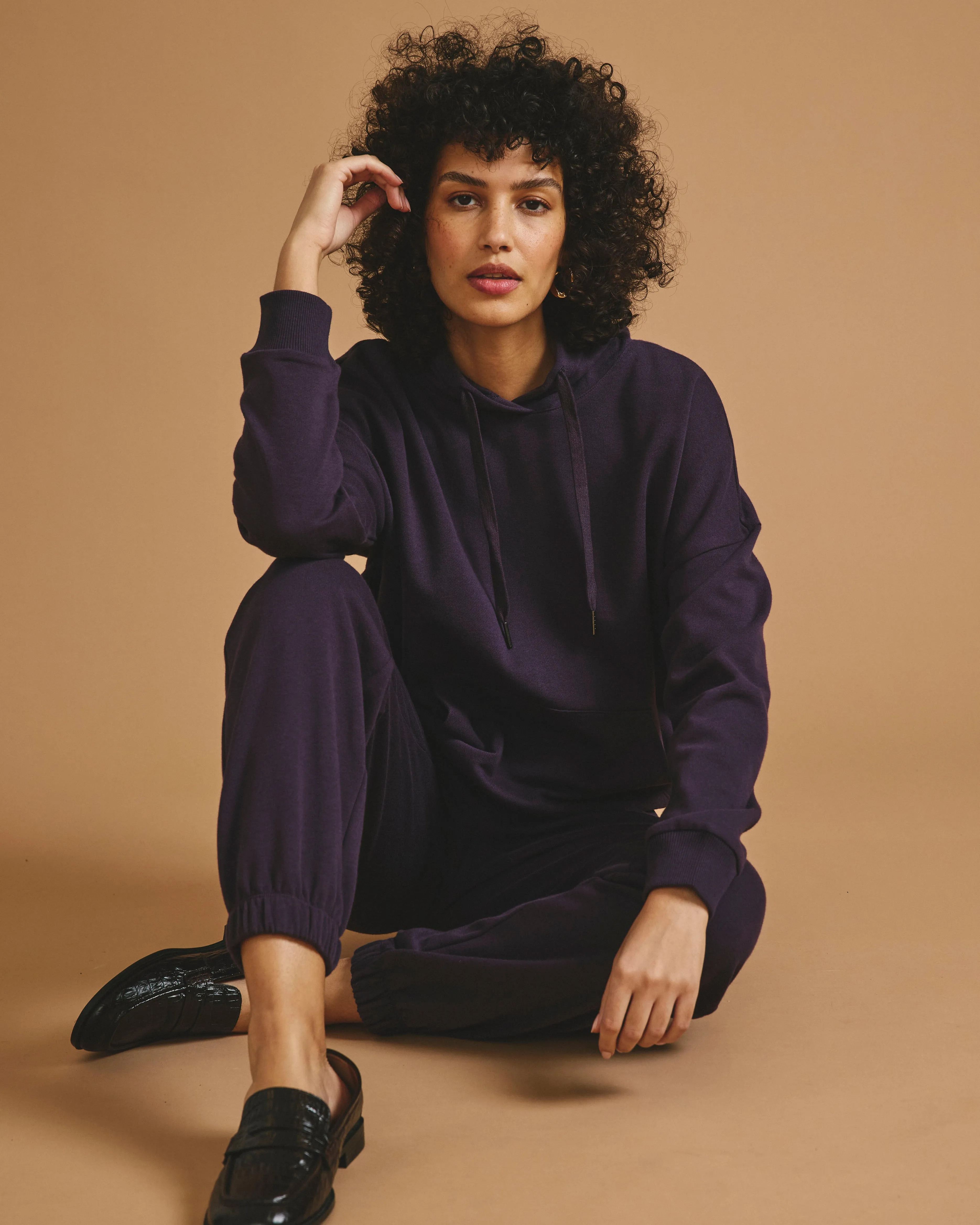 Daydream Hoodie - Purple Jewel sold by Universal Standard