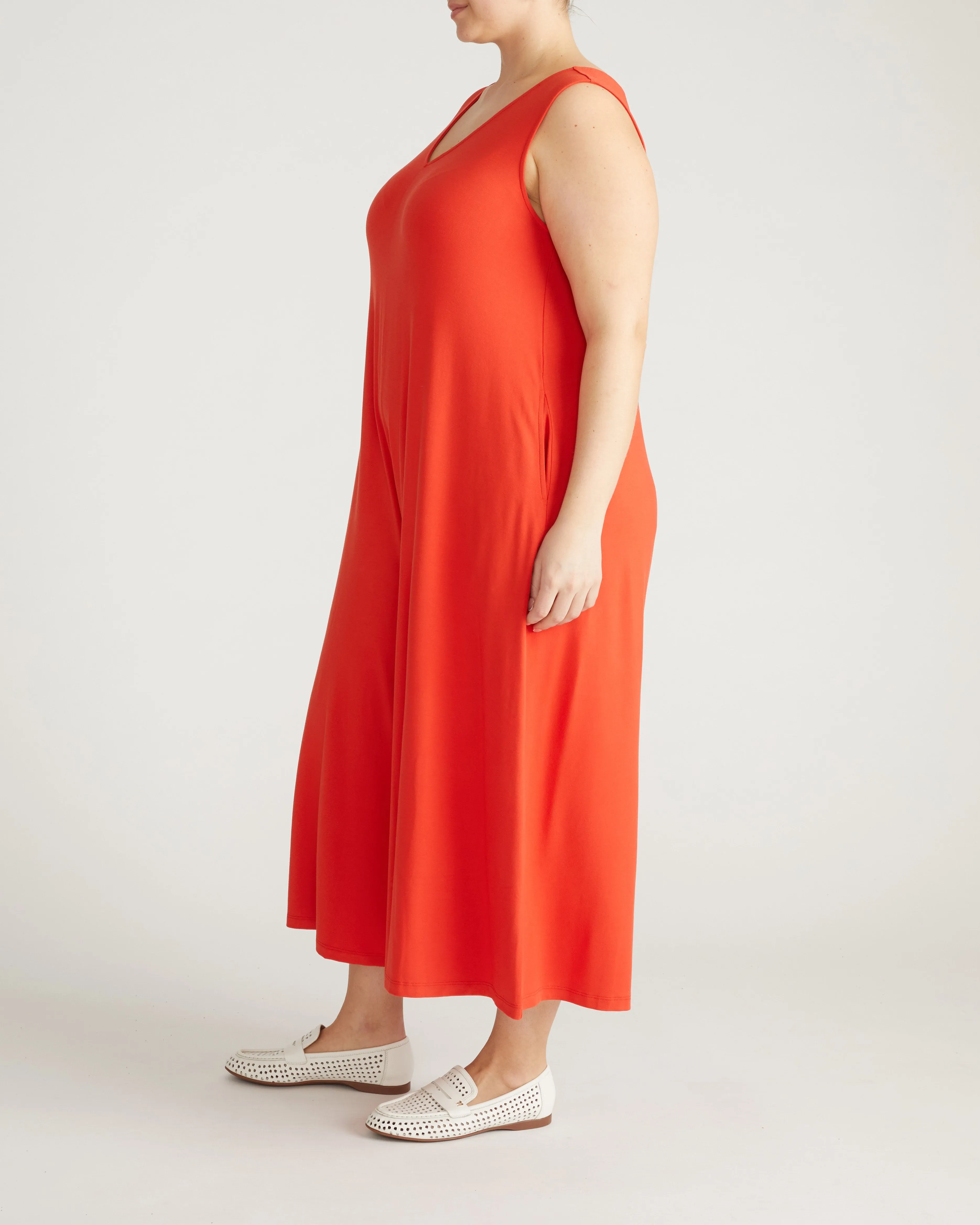 Sunny Divine Jersey Jumpsuit - Shoreline Sunset sold by Universal Standard product image thumbnail 3