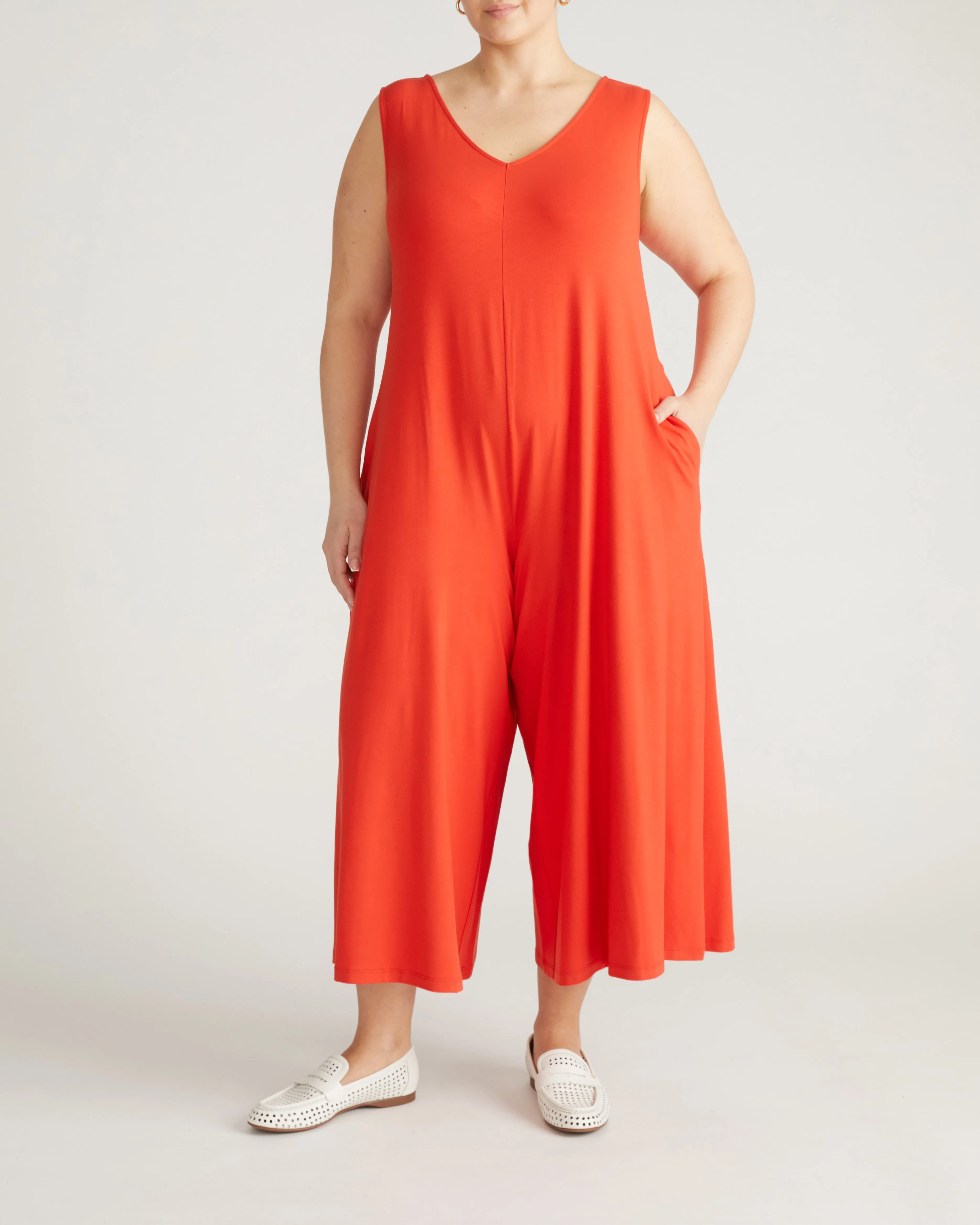 Sunny Divine Jersey Jumpsuit - Shoreline Sunset sold by Universal Standard product image thumbnail 2