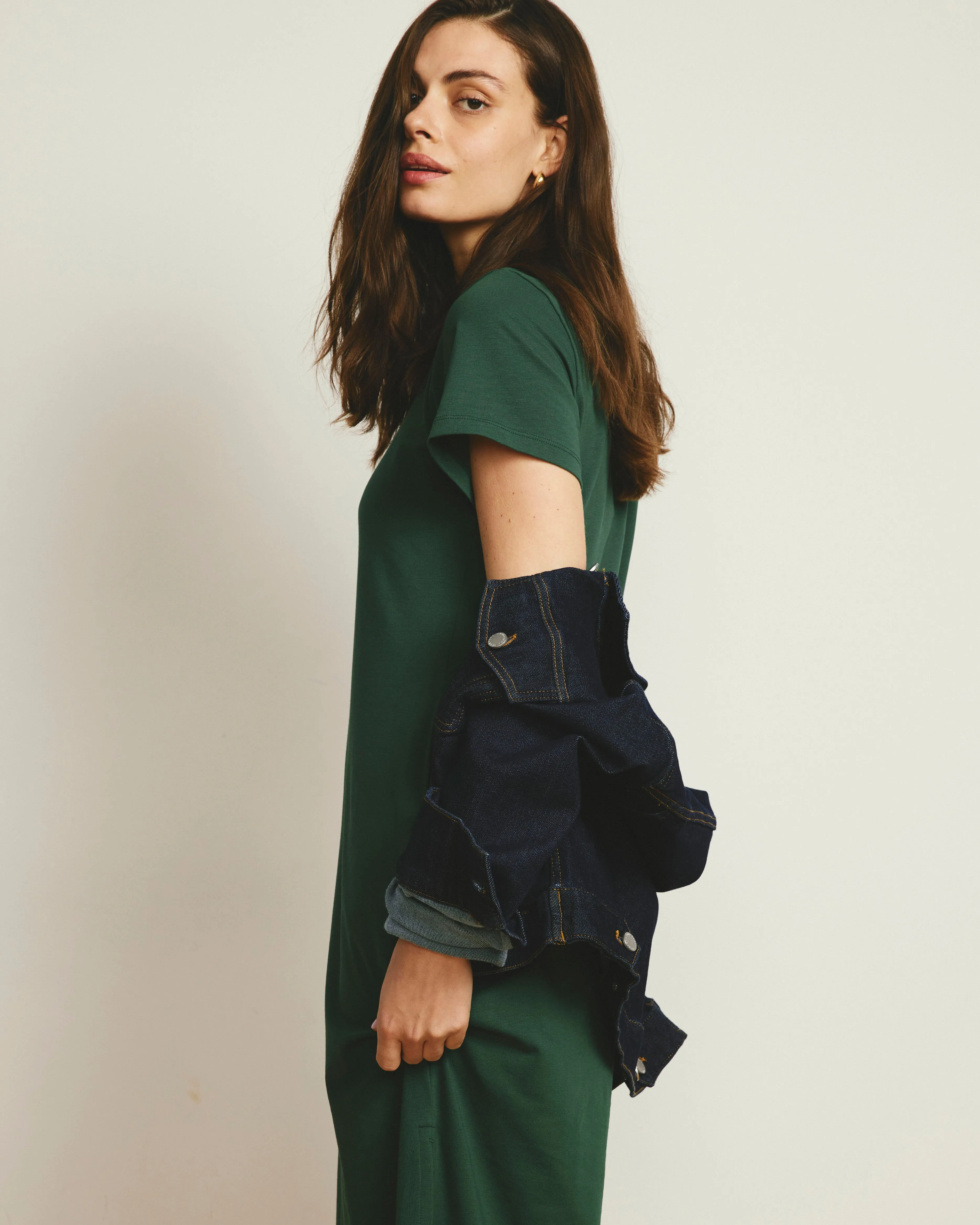 Halie Maxi T-Shirt Dress - Conifer sold by Universal Standard product image thumbnail 4