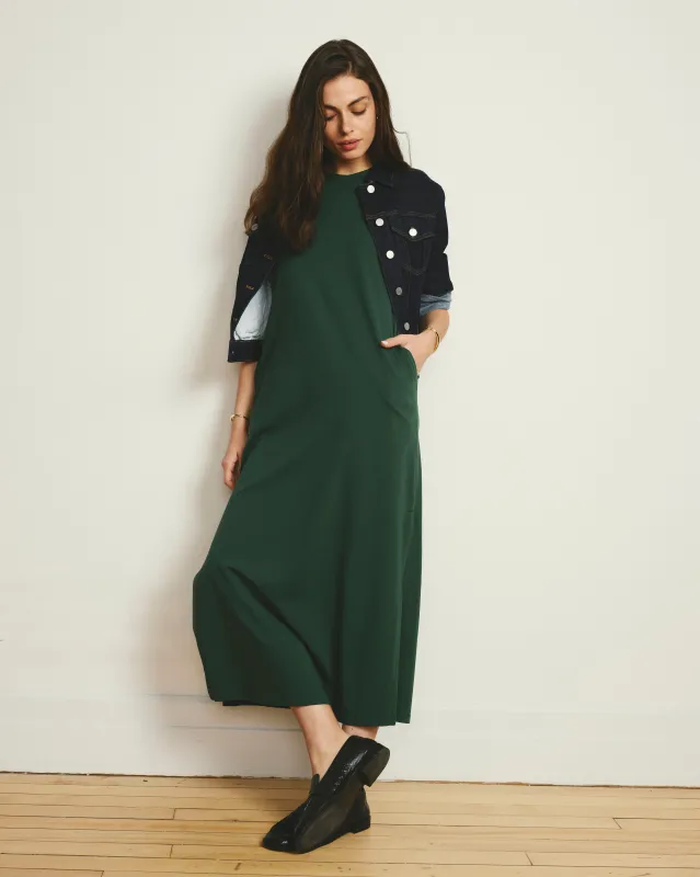 Halie Maxi T-Shirt Dress - Conifer made by Universal Standard